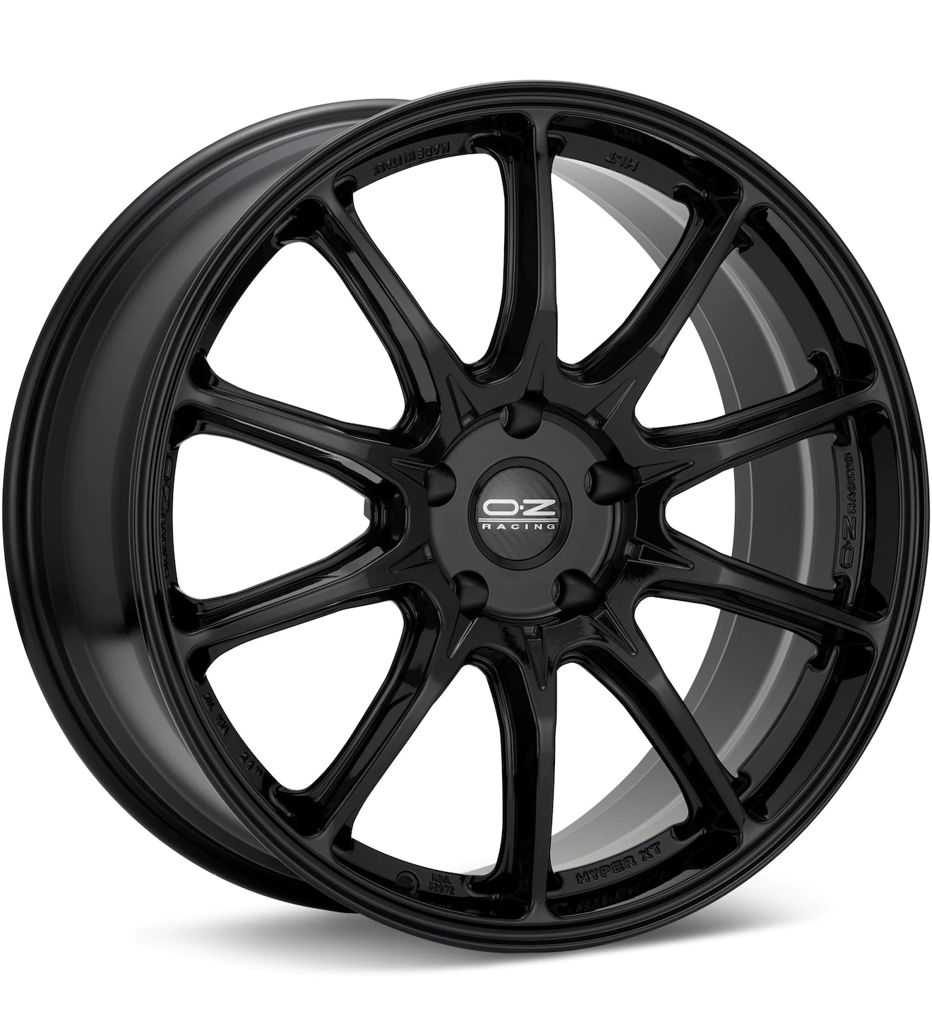 O.Z. HYPER XT HLT GLOSS BLACK PAINTED - Gun Hill Tire House (WTW - WHOLESALE TIRES & WHEELS)