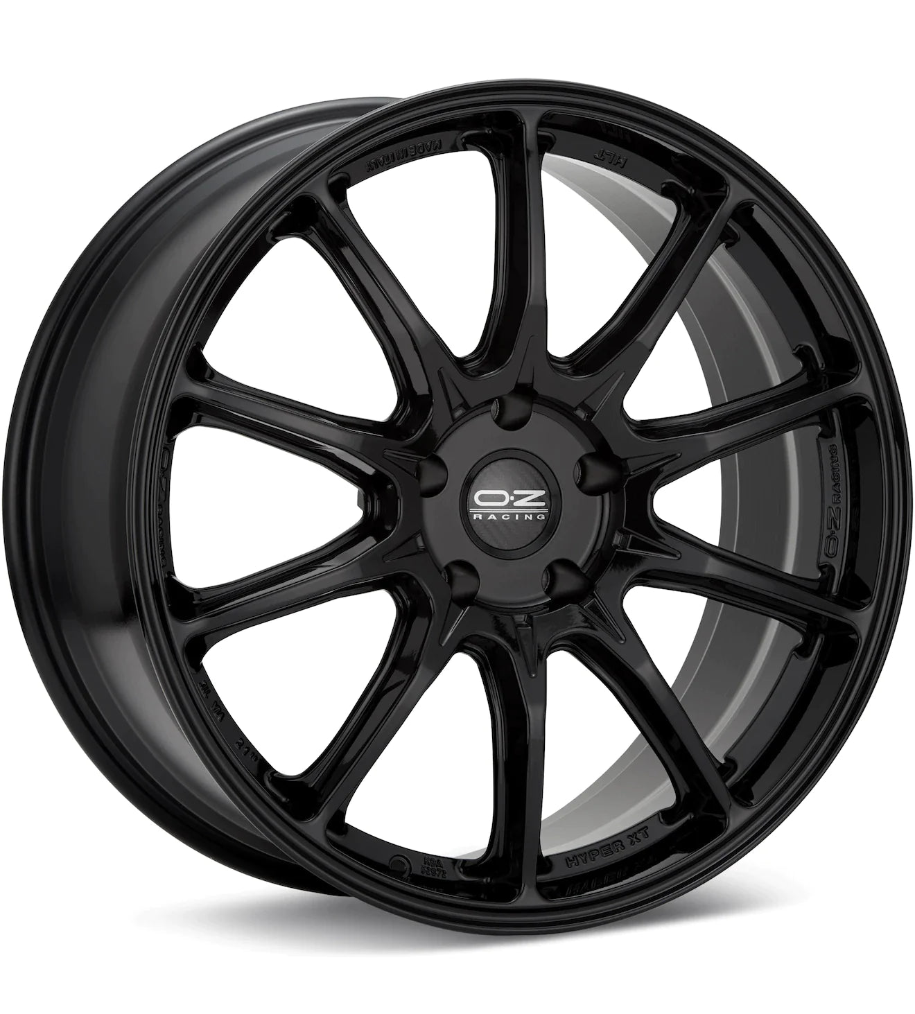 O.Z. HYPER XT HLT MACHINED W/GLOSS BLACK ACCENT - Gun Hill Tire House (WTW - WHOLESALE TIRES & WHEELS)