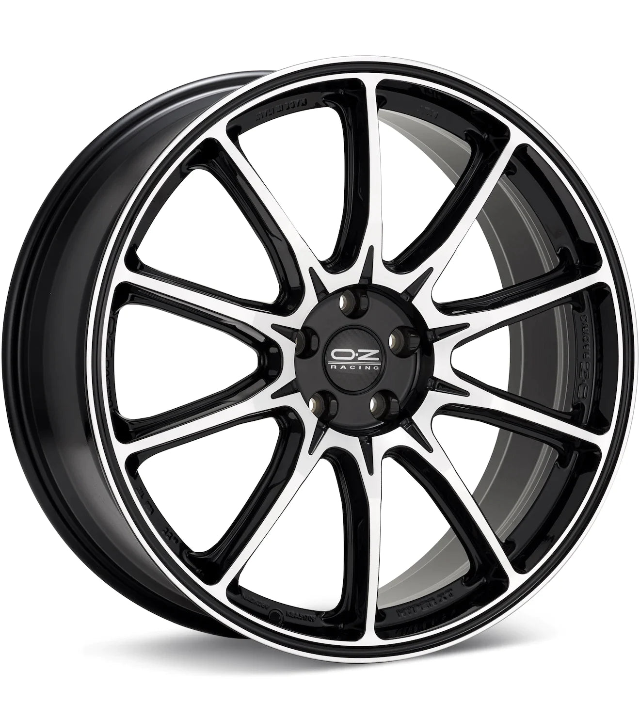 O.Z. HYPER XT HLT MACHINED W/GLOSS BLACK ACCENT - Gun Hill Tire House (WTW - WHOLESALE TIRES & WHEELS)