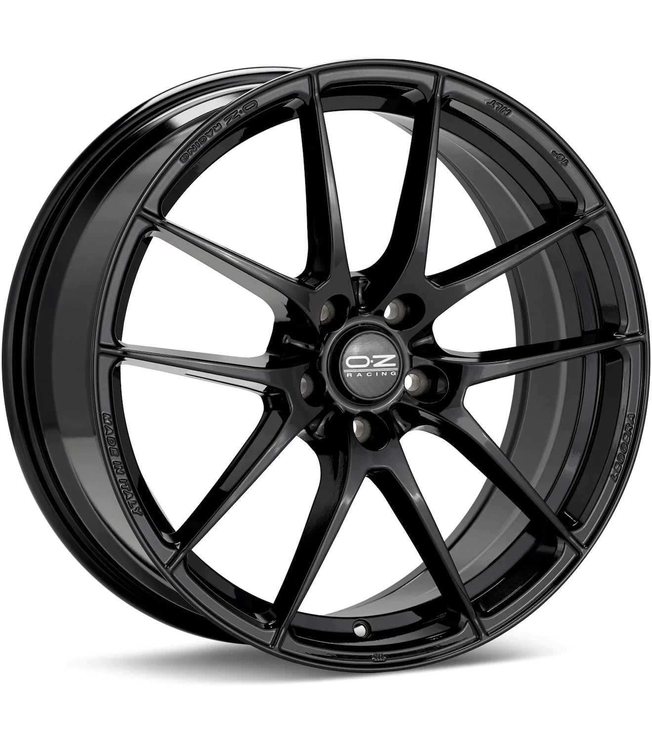 O.Z. LEGGERA HLT GLOSS BLACK PAINTED - Gun Hill Tire House (WTW - WHOLESALE TIRES & WHEELS)