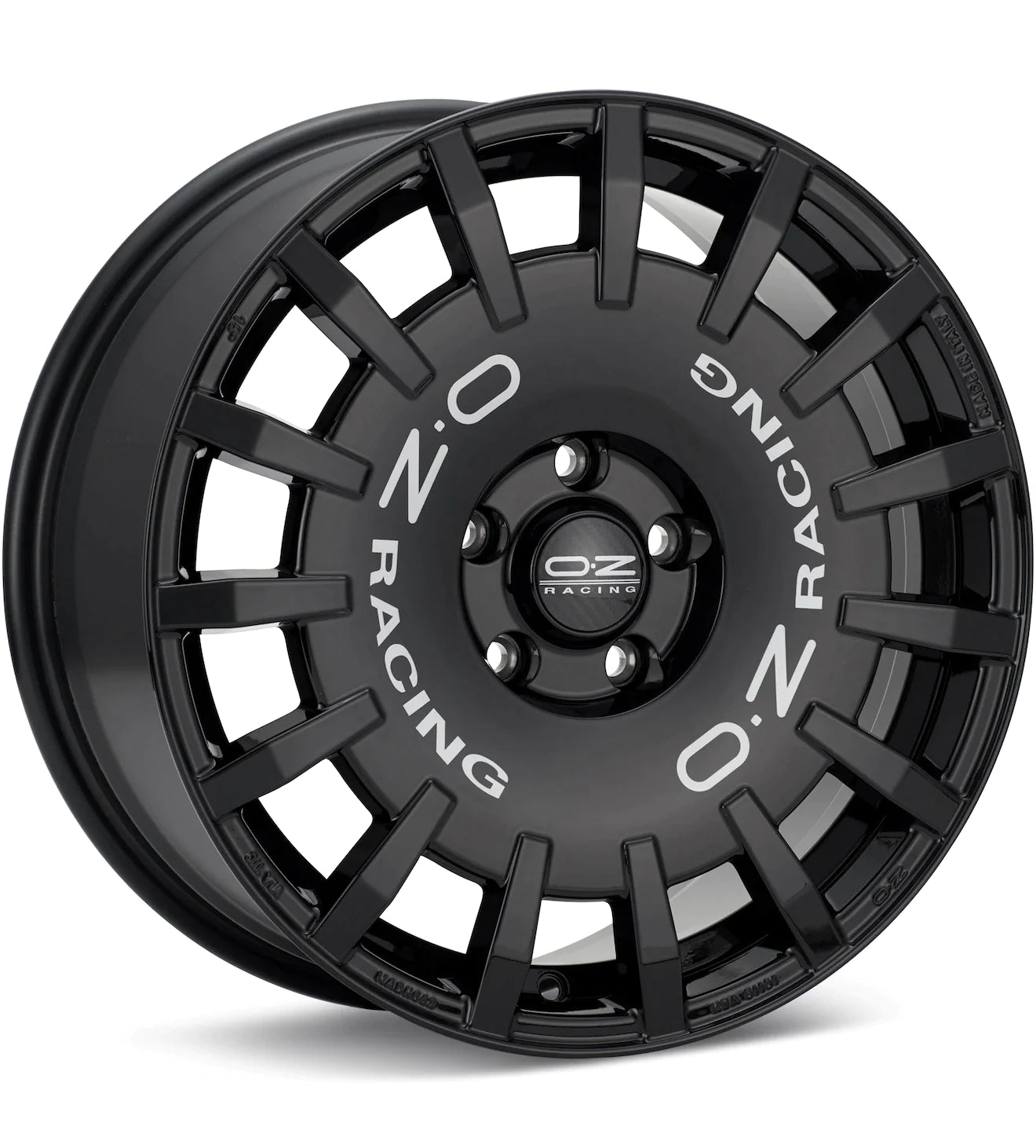 O.Z. RALLY RACING GLOSS BLACK PAINTED - Gun Hill Tire House (WTW - WHOLESALE TIRES & WHEELS)