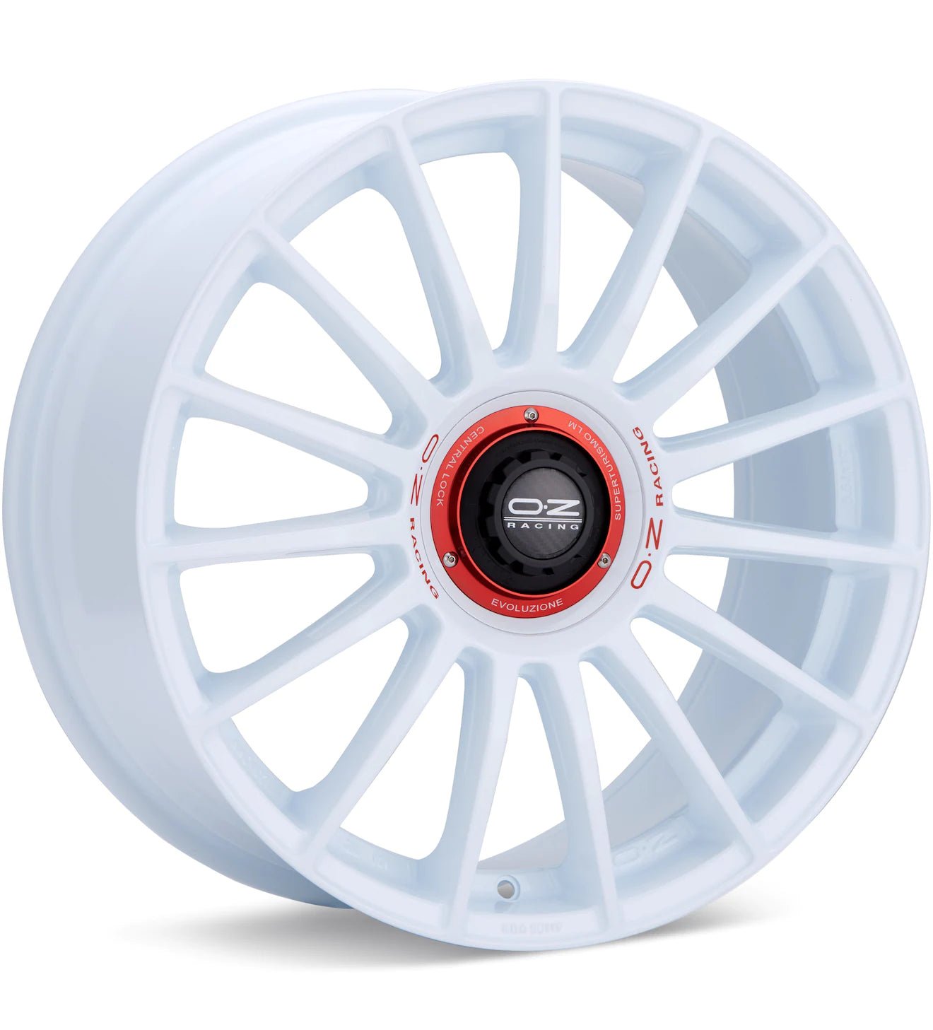O.Z. SUPERTURISMO EVO WRC WHITE PAINTED - Gun Hill Tire House (WTW - WHOLESALE TIRES & WHEELS)