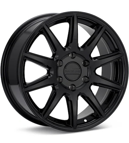 RACELINEÂ SPIKE GLOSS BLACK PAINTED - Gun Hill Tire House (WTW - WHOLESALE TIRES & WHEELS)