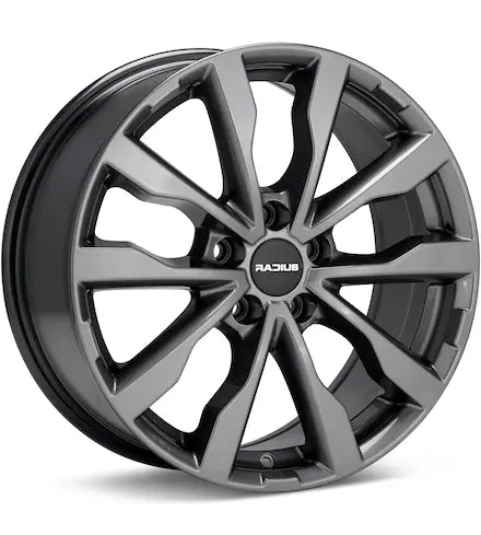 RITA EXAMPLE (NAME BRAND MODEL COLOR) RADIUS WI15 TITANIUM GUNMETAL - Gun Hill Tire House (WTW - WHOLESALE TIRES & WHEELS)