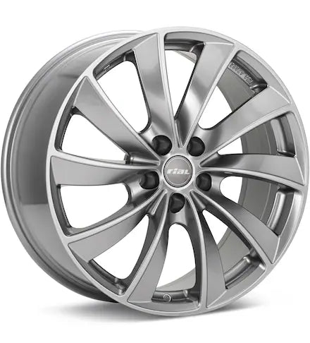 RIAL LUGANO OE CAP METAL GREY - Gun Hill Tire House (WTW - WHOLESALE TIRES & WHEELS)