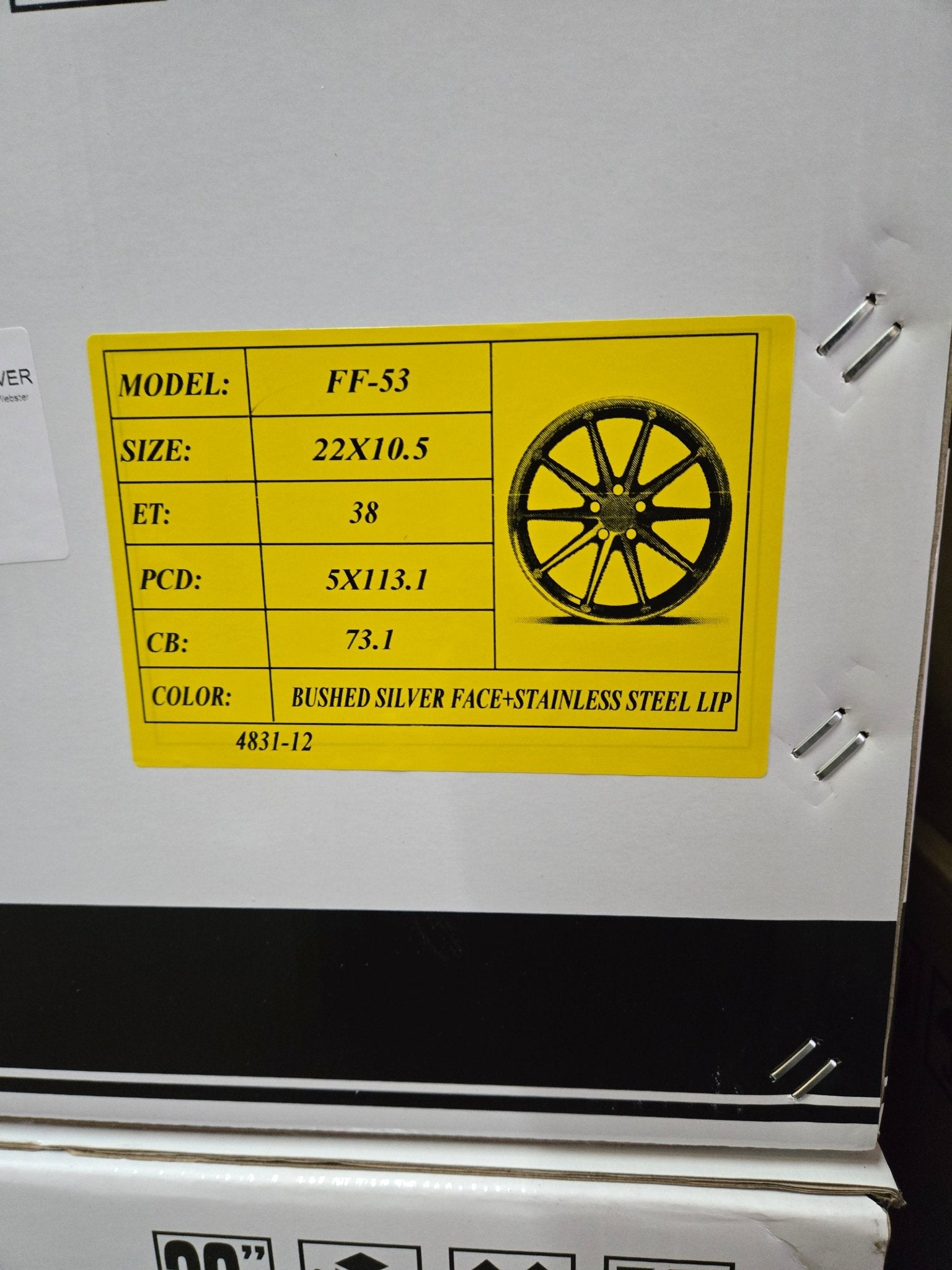 PEGASUS FF53 22X10.5 5X112 5X114.3 BRUSHED SILVER - Gun Hill Tire House (WTW - WHOLESALE TIRES & WHEELS)