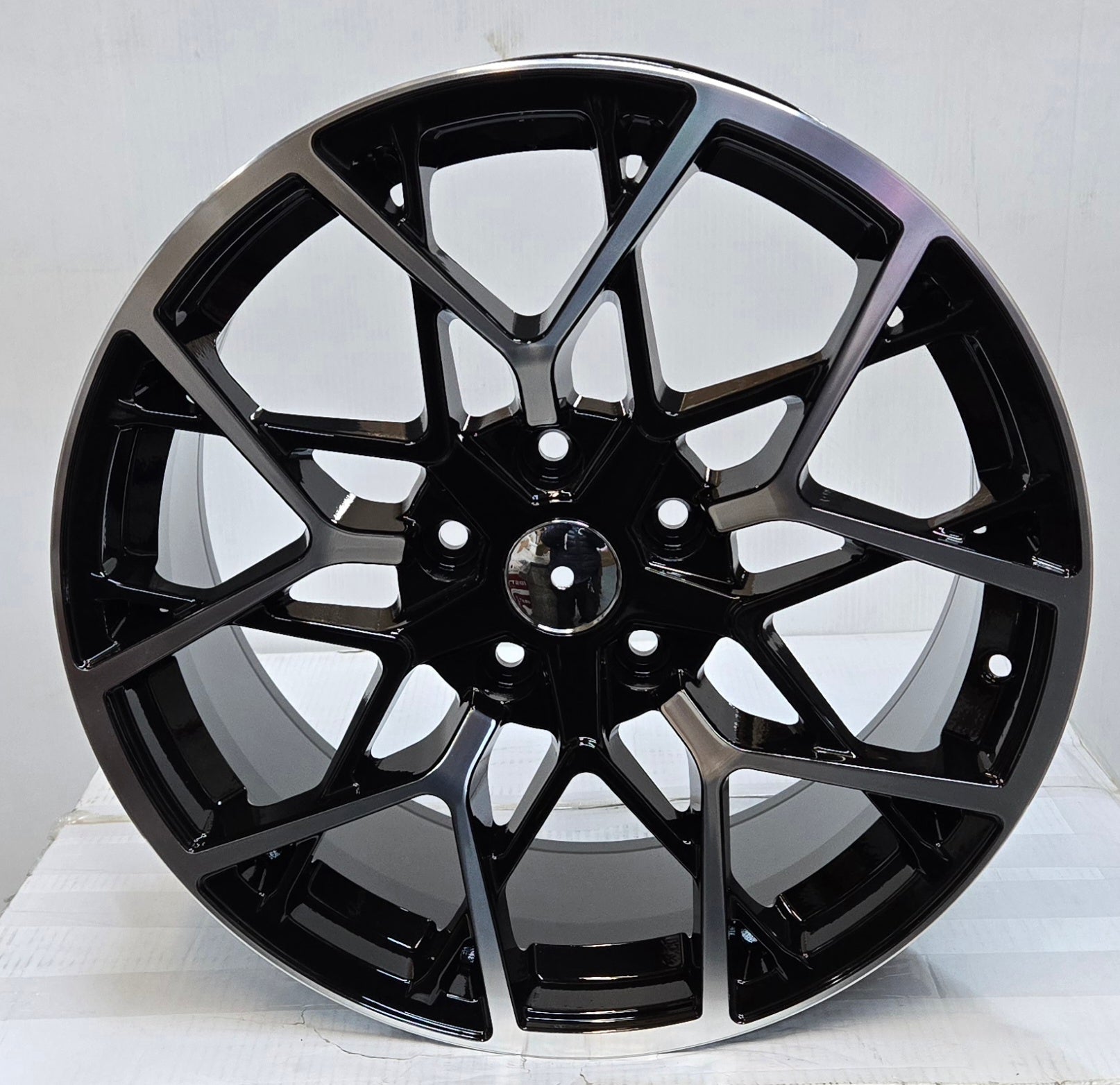 OE - 5430 18X8.0 5X120 PIANO BLACK MACHINED FACE - Gun Hill Tire House (WTW - WHOLESALE TIRES & WHEELS)