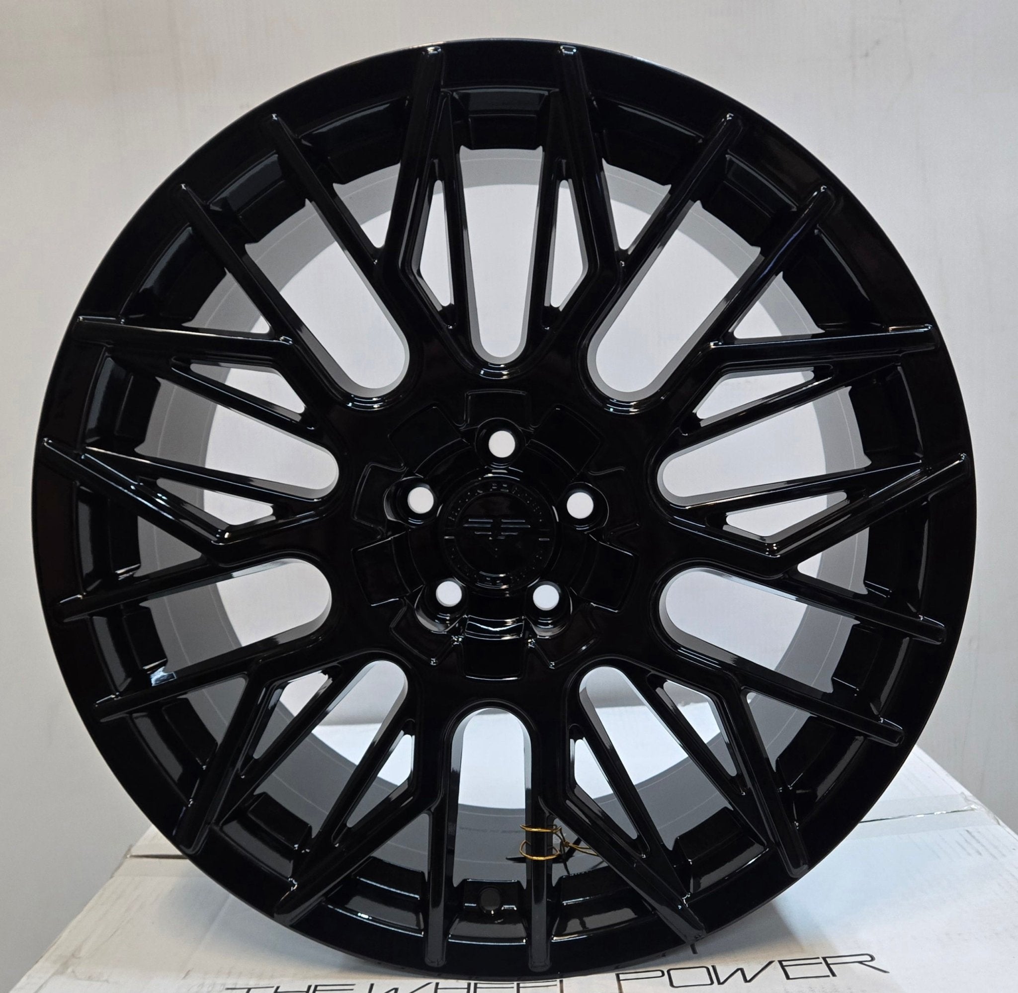 ROCK FORGE RF - 455 18X8.0 5X100 5X114.3 PIANO BLACK - Gun Hill Tire House (WTW - WHOLESALE TIRES & WHEELS)