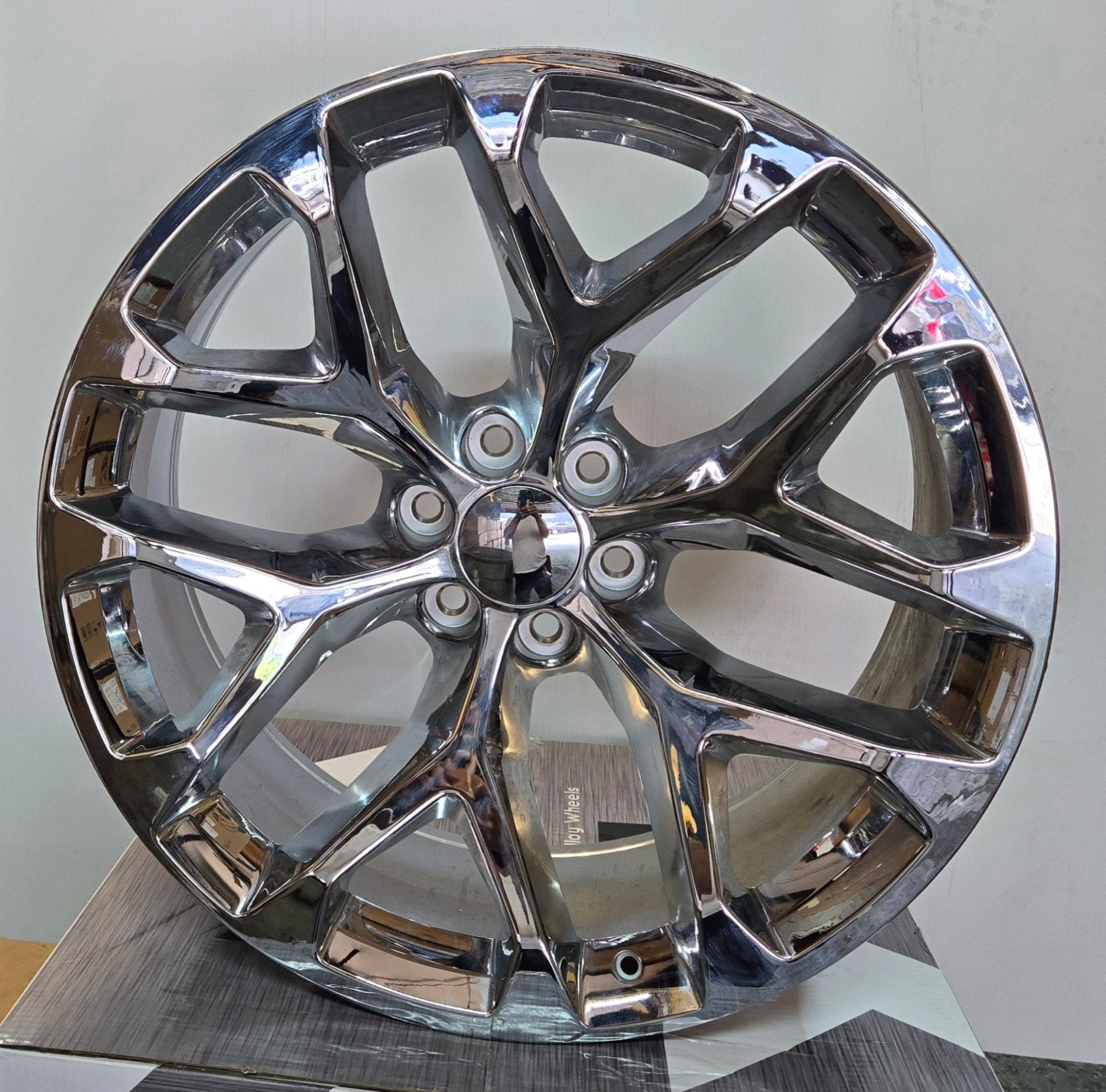 201 - C REP348 24X10 6X139.7 CHROME - Gun Hill Tire House (WTW - WHOLESALE TIRES & WHEELS)
