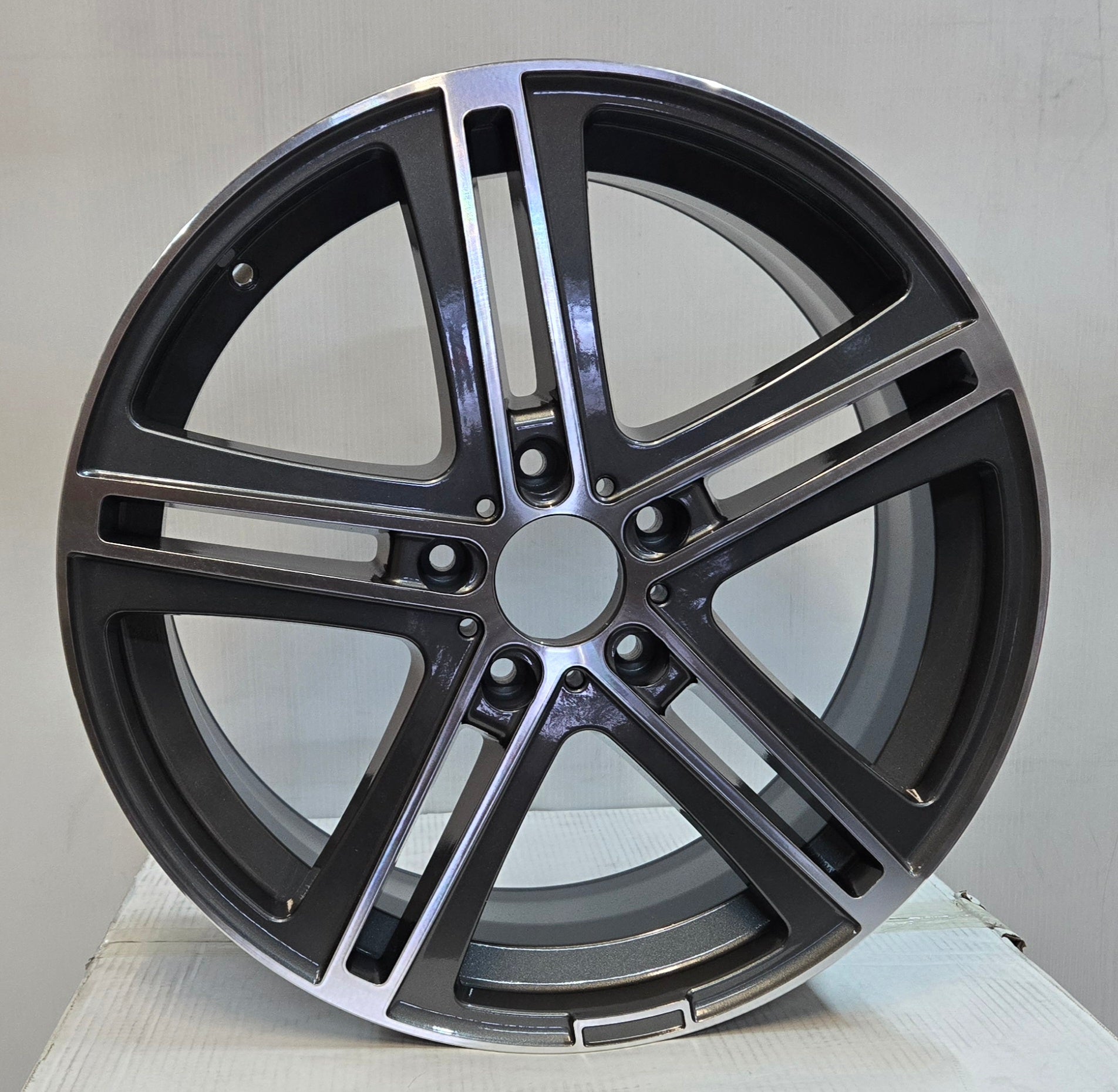 RM - 8 20X9.0 5X130 GUN GREY MACHIENED - Gun Hill Tire House (WTW - WHOLESALE TIRES & WHEELS)
