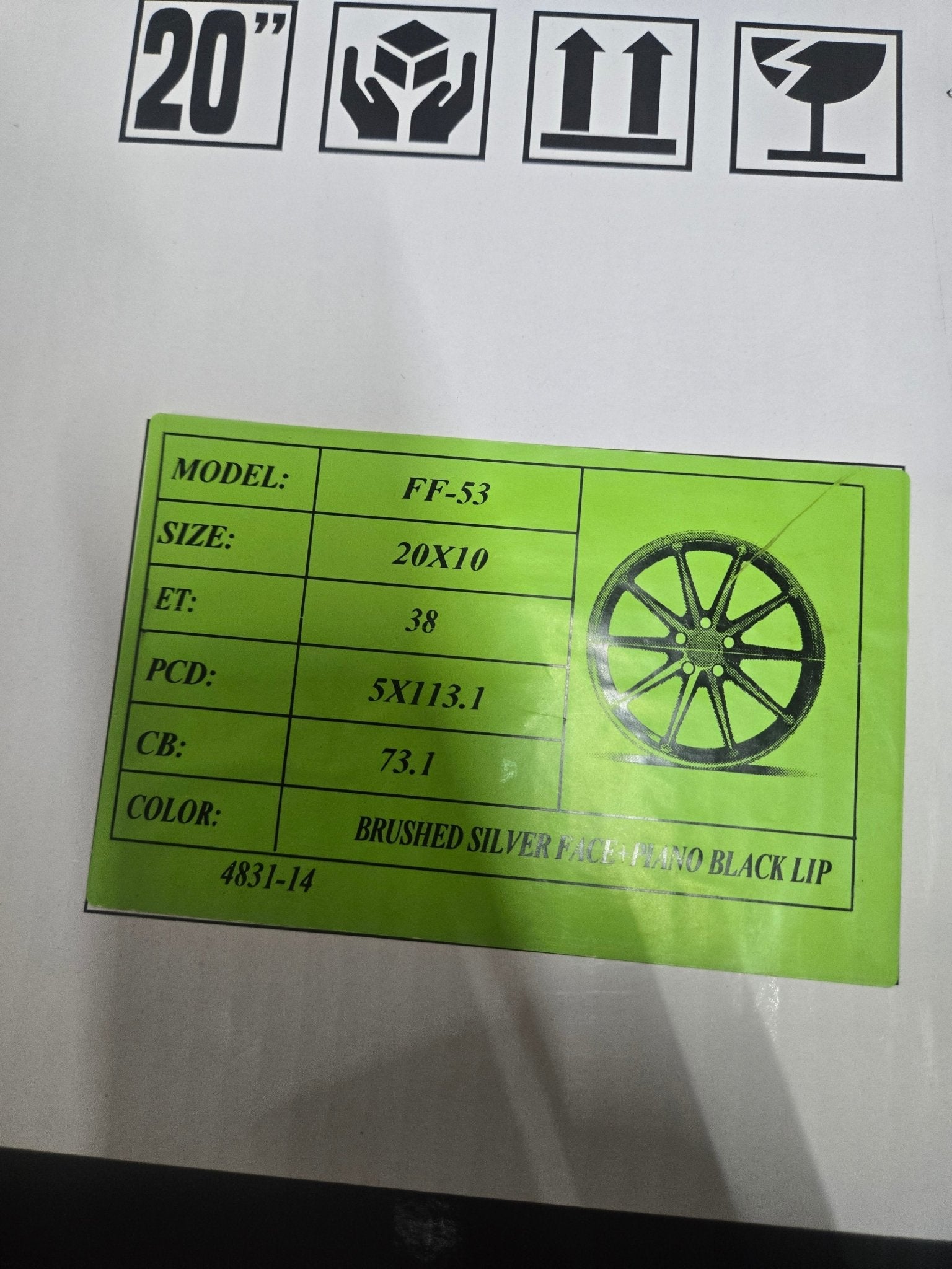 PEGASUS FF53 20X10 5X112 5X114.3 BUSHED SILVER FACE BLACK LIP - Gun Hill Tire House (WTW - WHOLESALE TIRES & WHEELS)