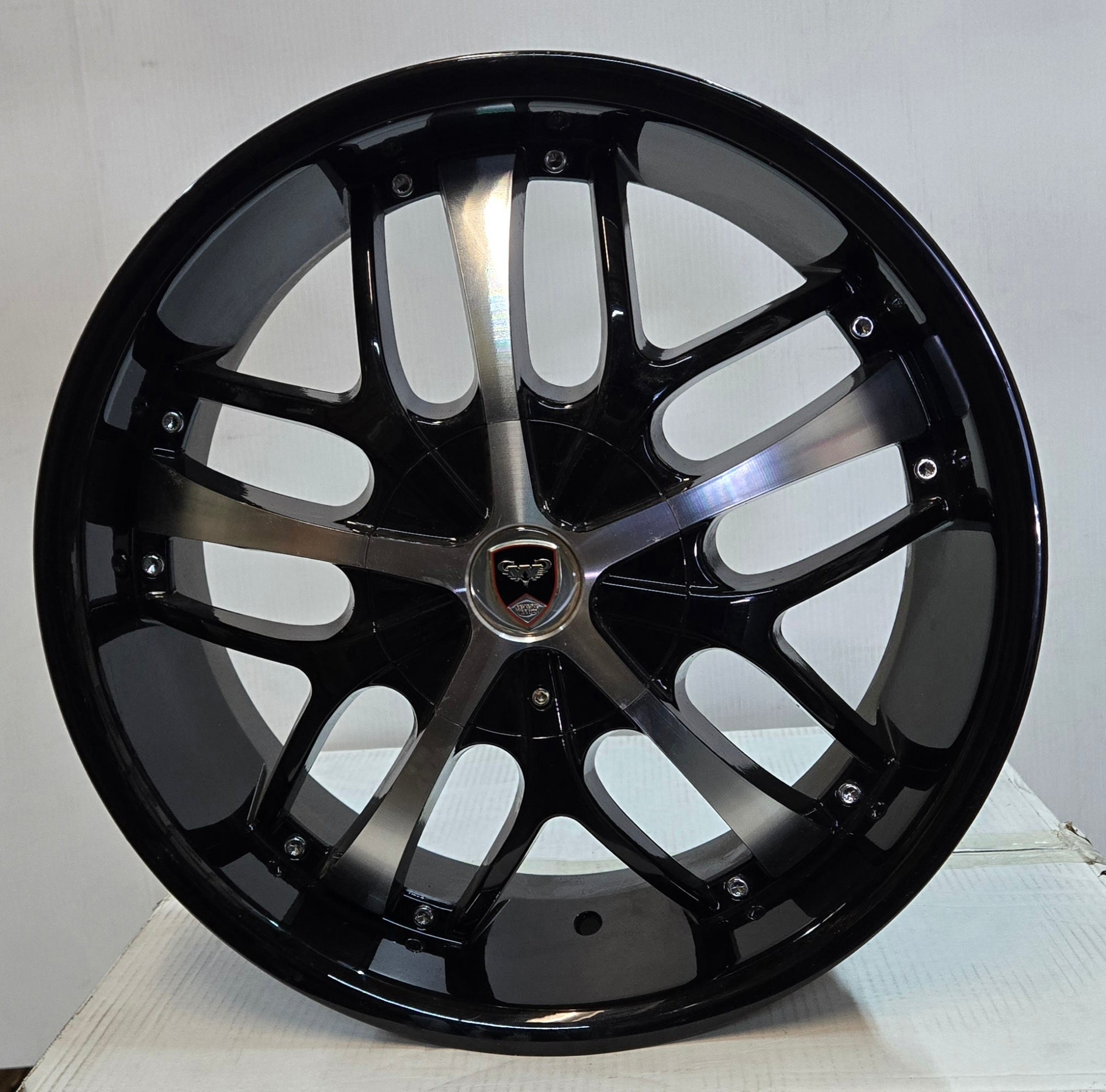 GWG G19 BLANK BLACK MACHINED FACE - Gun Hill Tire House (WTW - WHOLESALE TIRES & WHEELS)
