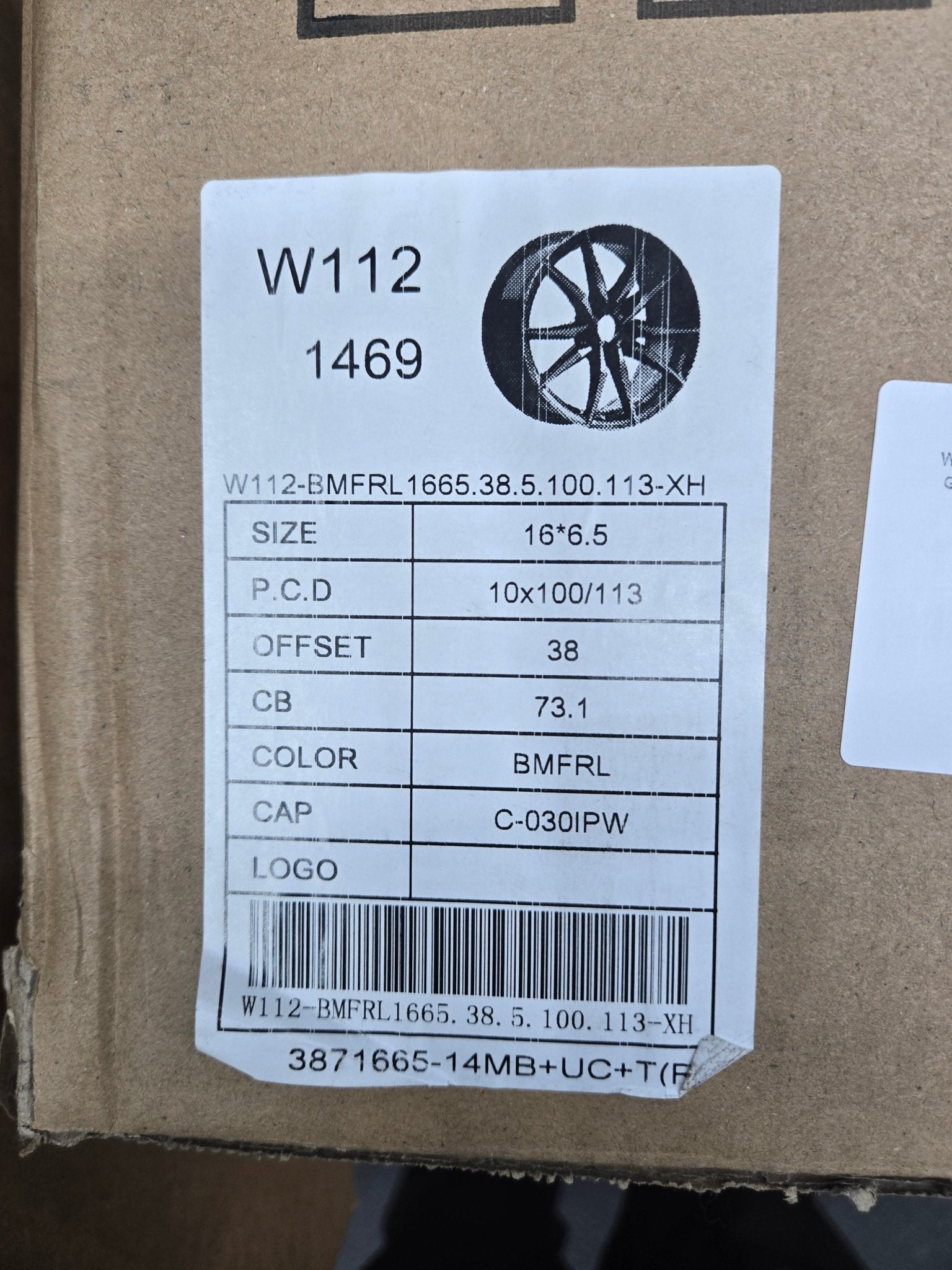 W812 16X6.5 5X100 5X112 5X114.3 BLACK MACHINED FACE RED LIP - Gun Hill Tire House (WTW - WHOLESALE TIRES & WHEELS)