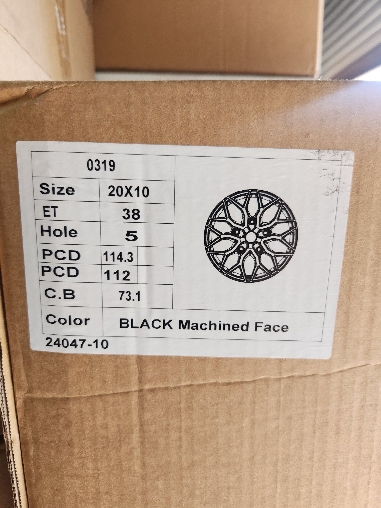 PEGESUS - 0319 Si - 01 20x10 5x114.3 5X112 GLOSS BLACK MACHINED FACE - Gun Hill Tire House (WTW - WHOLESALE TIRES & WHEELS)