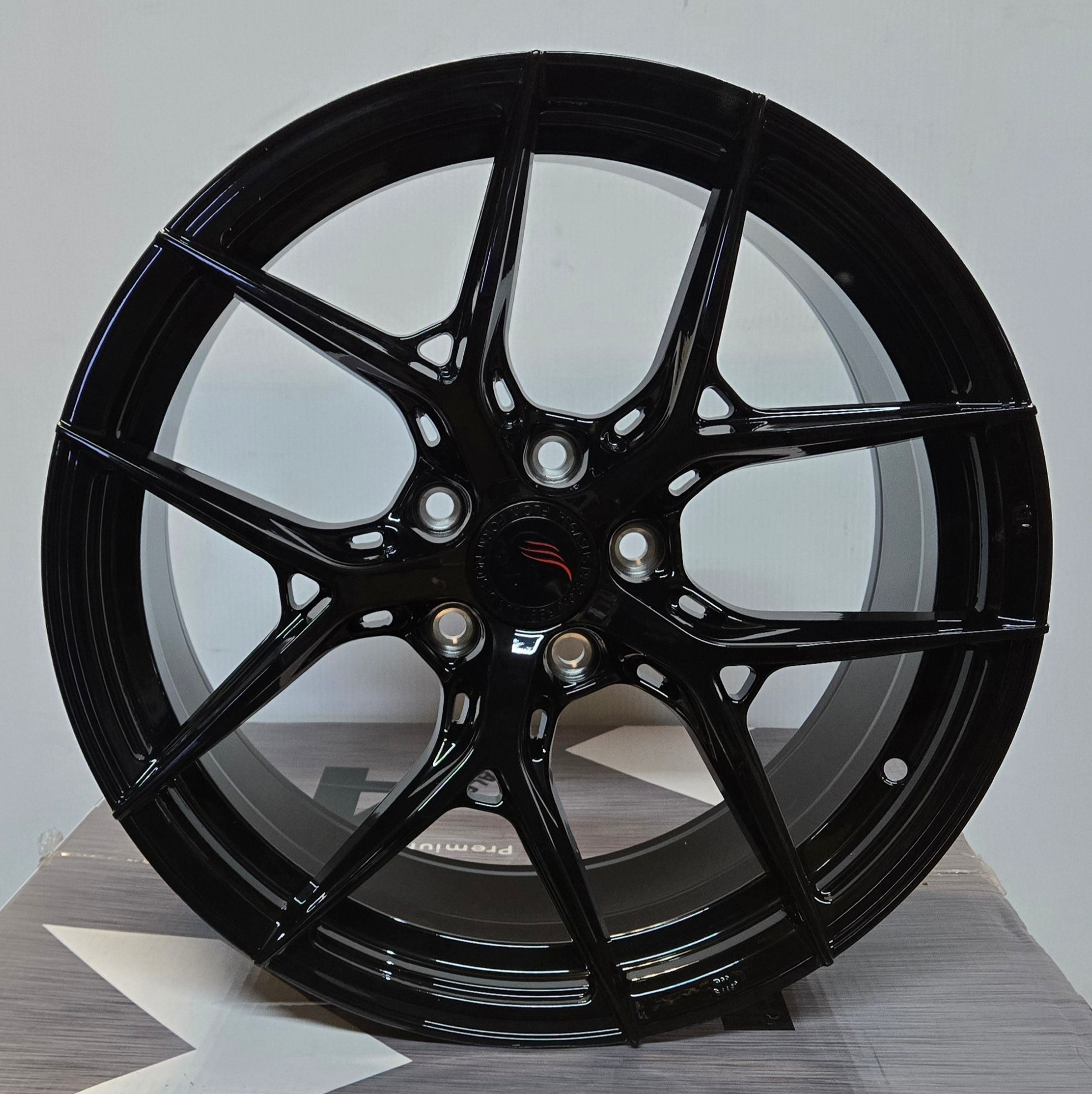 PEGASUS FF60 18X8.5 5x112 / 5x114.3 PIANO BLACK - Gun Hill Tire House (WTW - WHOLESALE TIRES & WHEELS)
