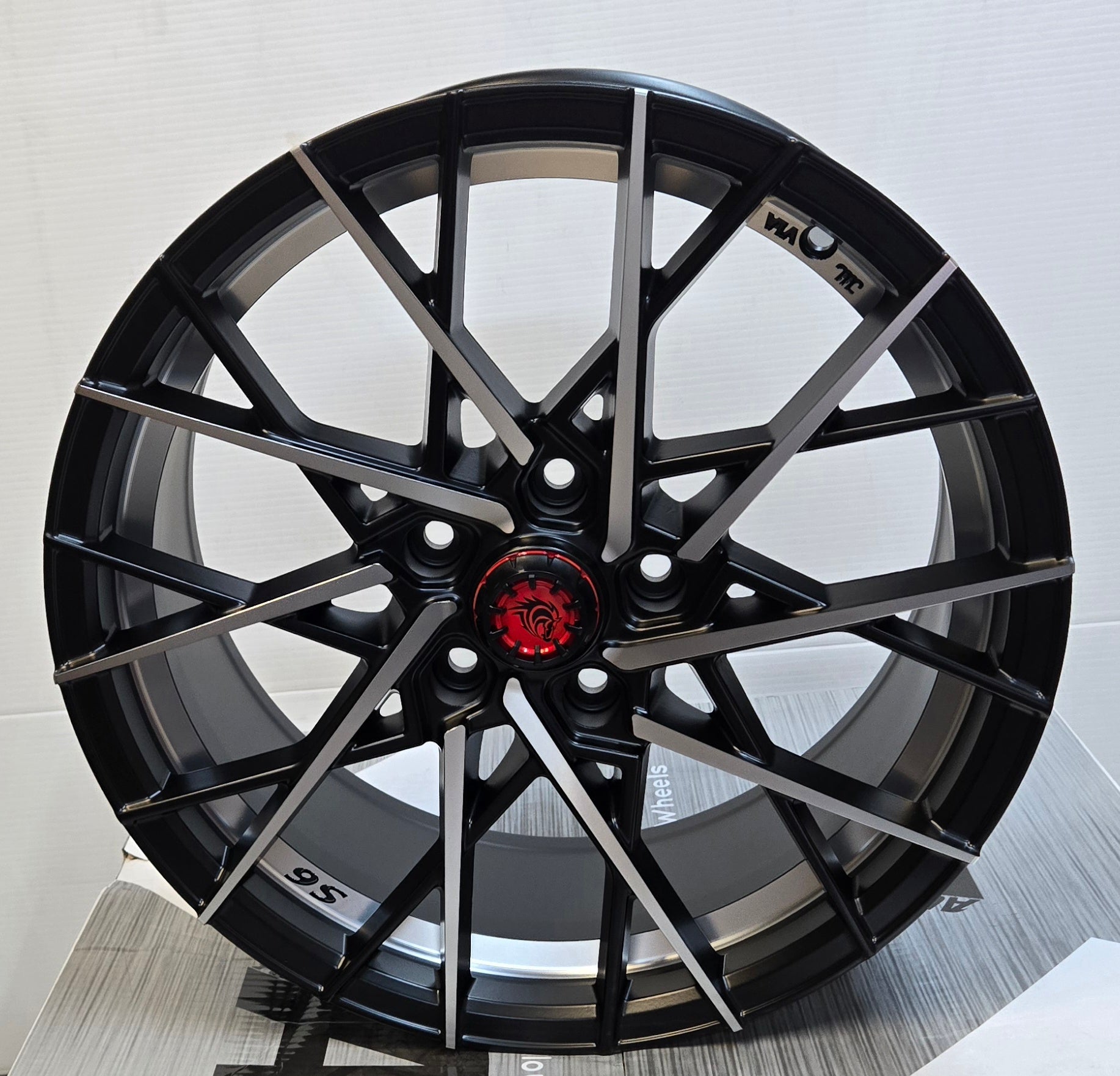 RAPIDASH RD - S6 17x7.5 5x114.3 MATTE BLACK MACHINED FACE WITH MACHINED UNDER CUT - Gun Hill Tire House (WTW - WHOLESALE TIRES & WHEELS)