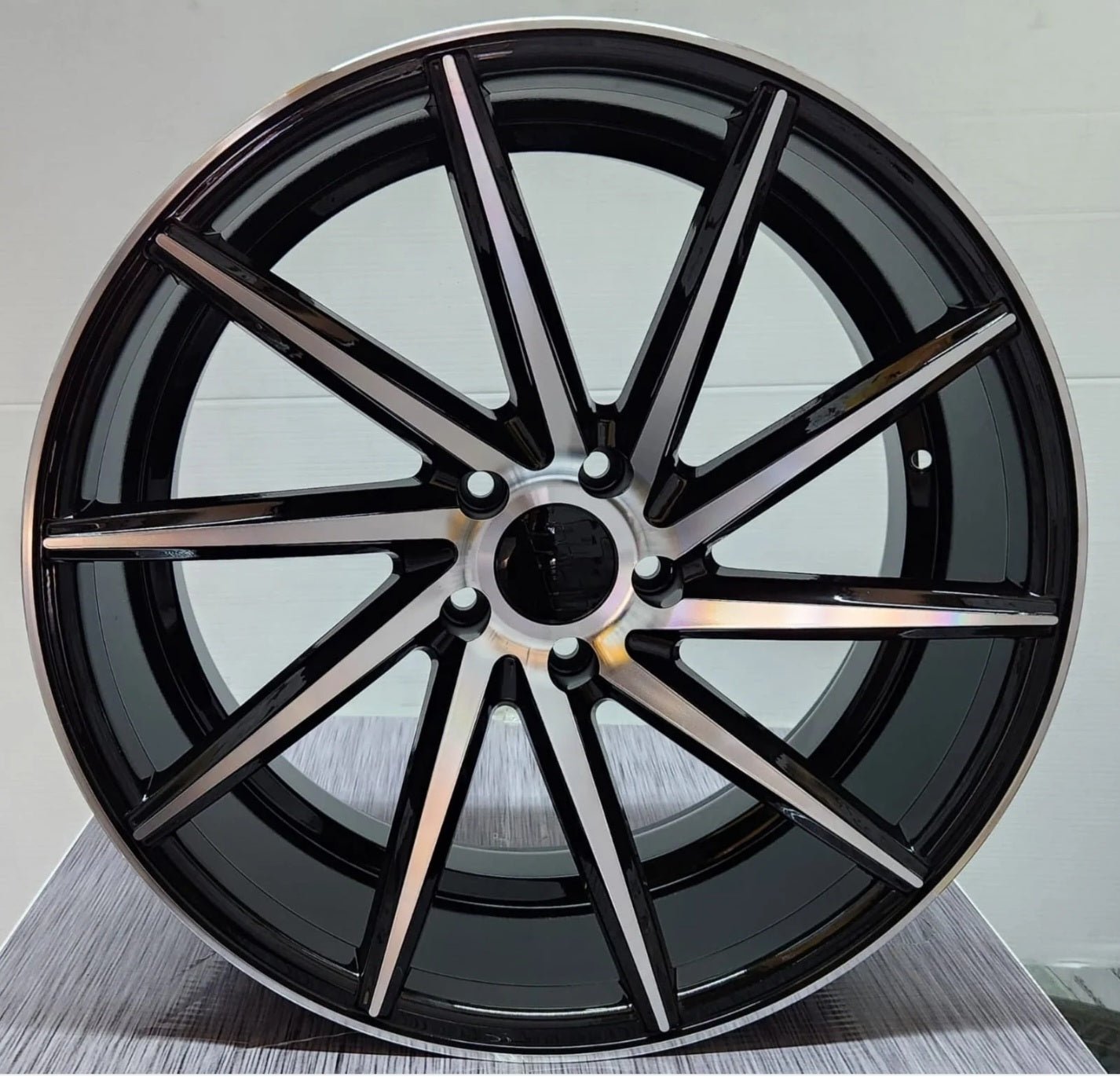 RAPIDASH - RD - 21 17x8 5x112 / 5x114.3 GLOSS BLACK MACHINED FACE - Gun Hill Tire House (WTW - WHOLESALE TIRES & WHEELS)