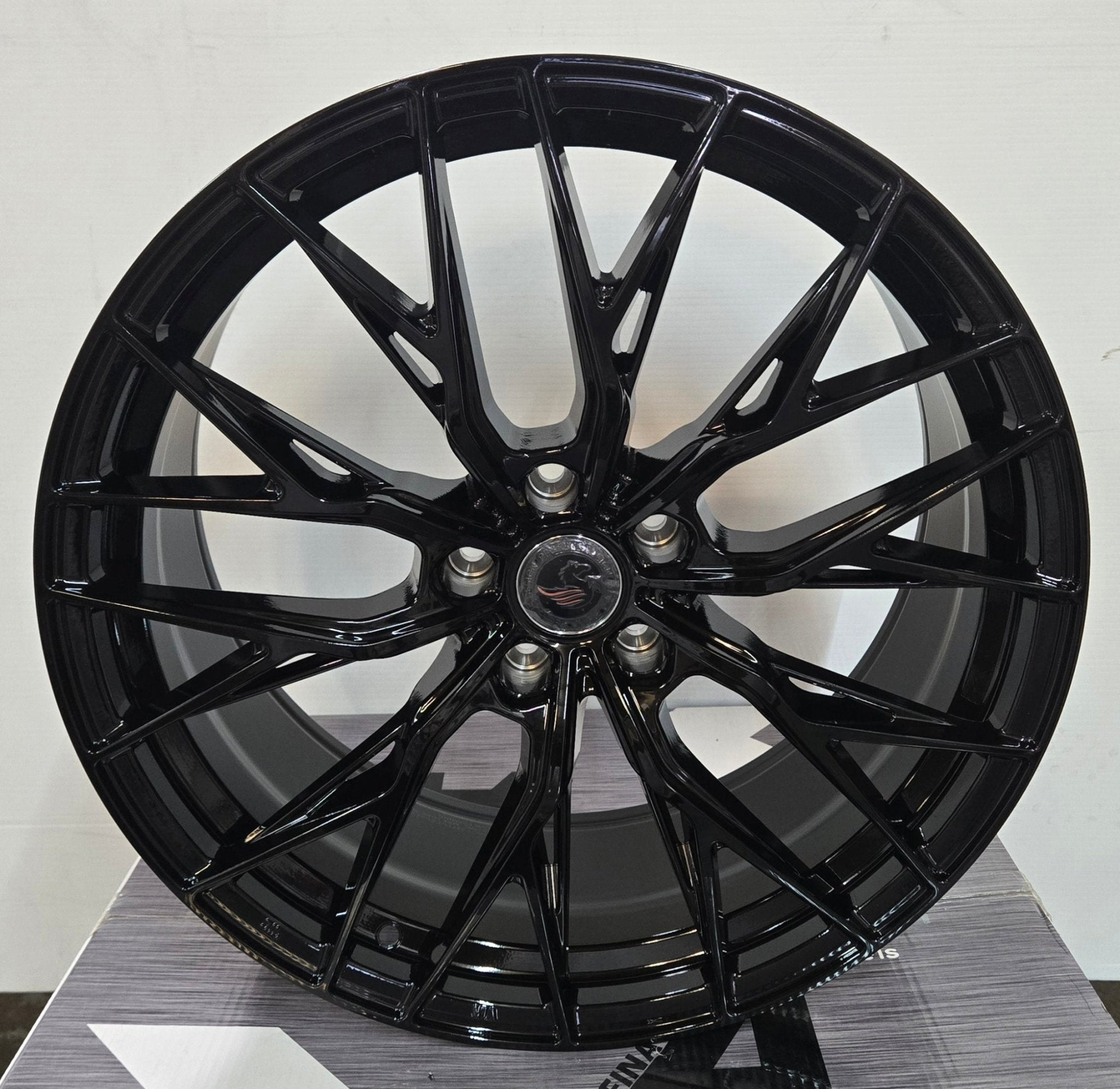 PEGASUSS FF - 06 18X8.5 5X112 5X114.3 PIANO BLACK - Gun Hill Tire House (WTW - WHOLESALE TIRES & WHEELS)