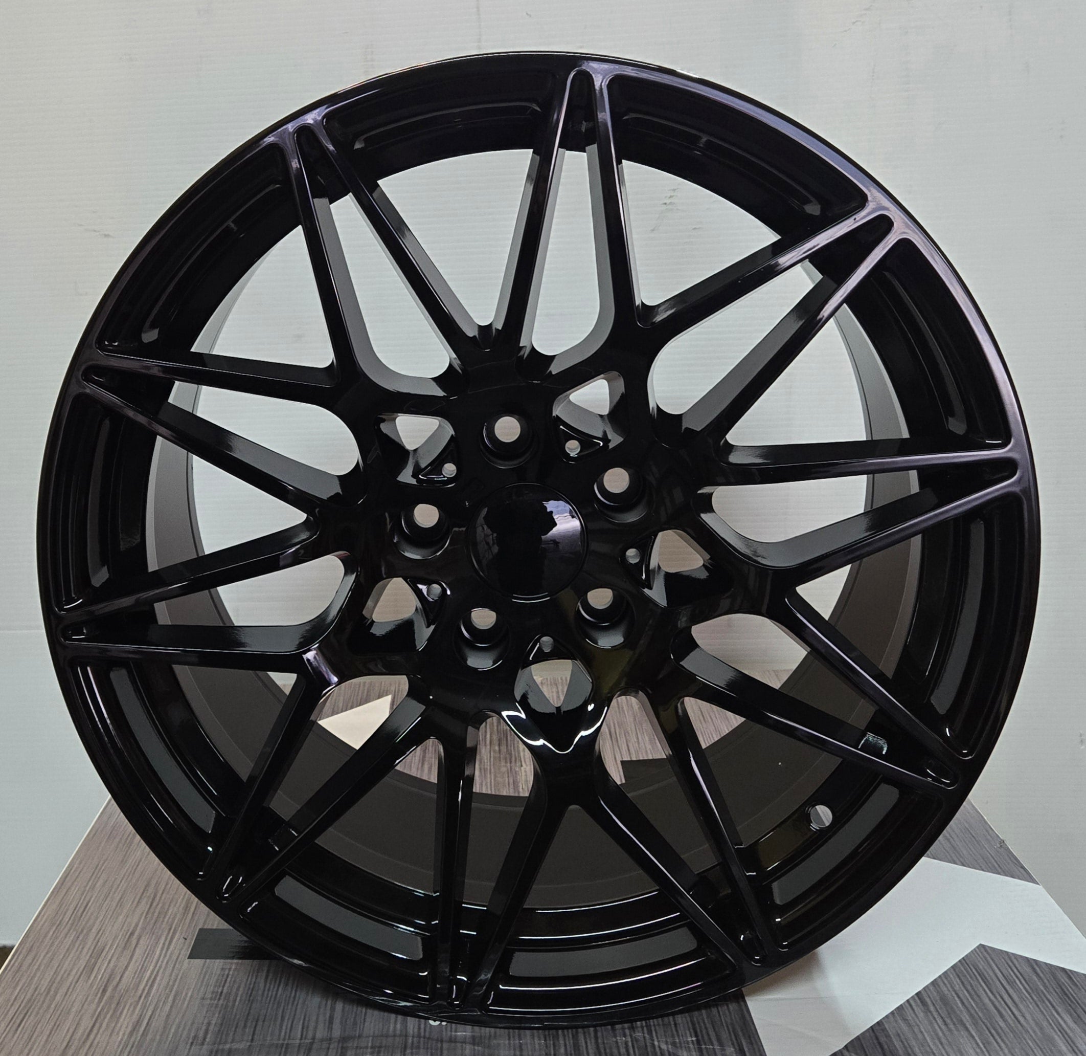W709 19X9.5 5X120 GLOSS BLACK - Gun Hill Tire House (WTW - WHOLESALE TIRES & WHEELS)