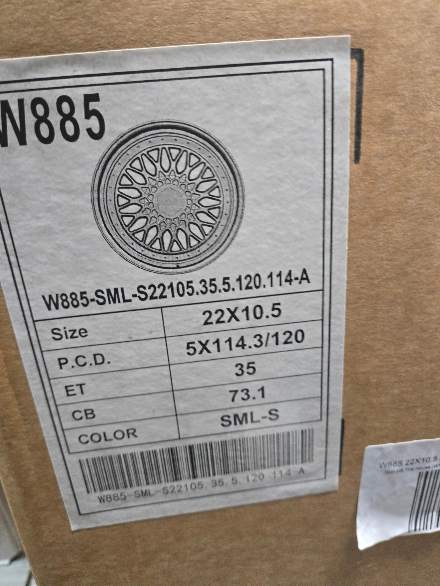 W885 22X10.5 5X112 5X114.3 5X120 SILVER - Gun Hill Tire House (WTW - WHOLESALE TIRES & WHEELS)