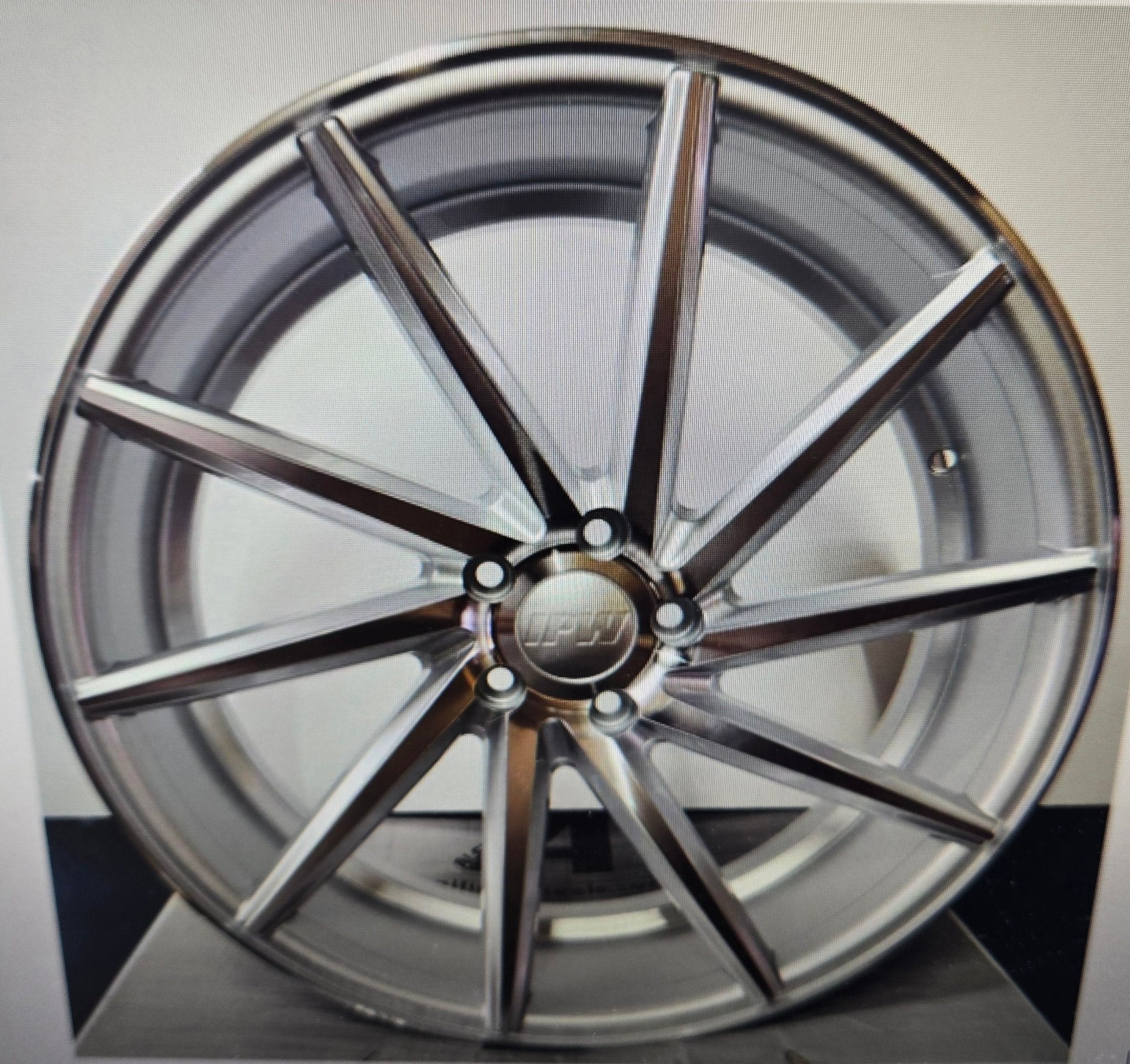 RD21 CVT STYLE 16x7.25 5x112 / 5x114.3 SILVER MACHINE FACE - Gun Hill Tire House (WTW - WHOLESALE TIRES & WHEELS)
