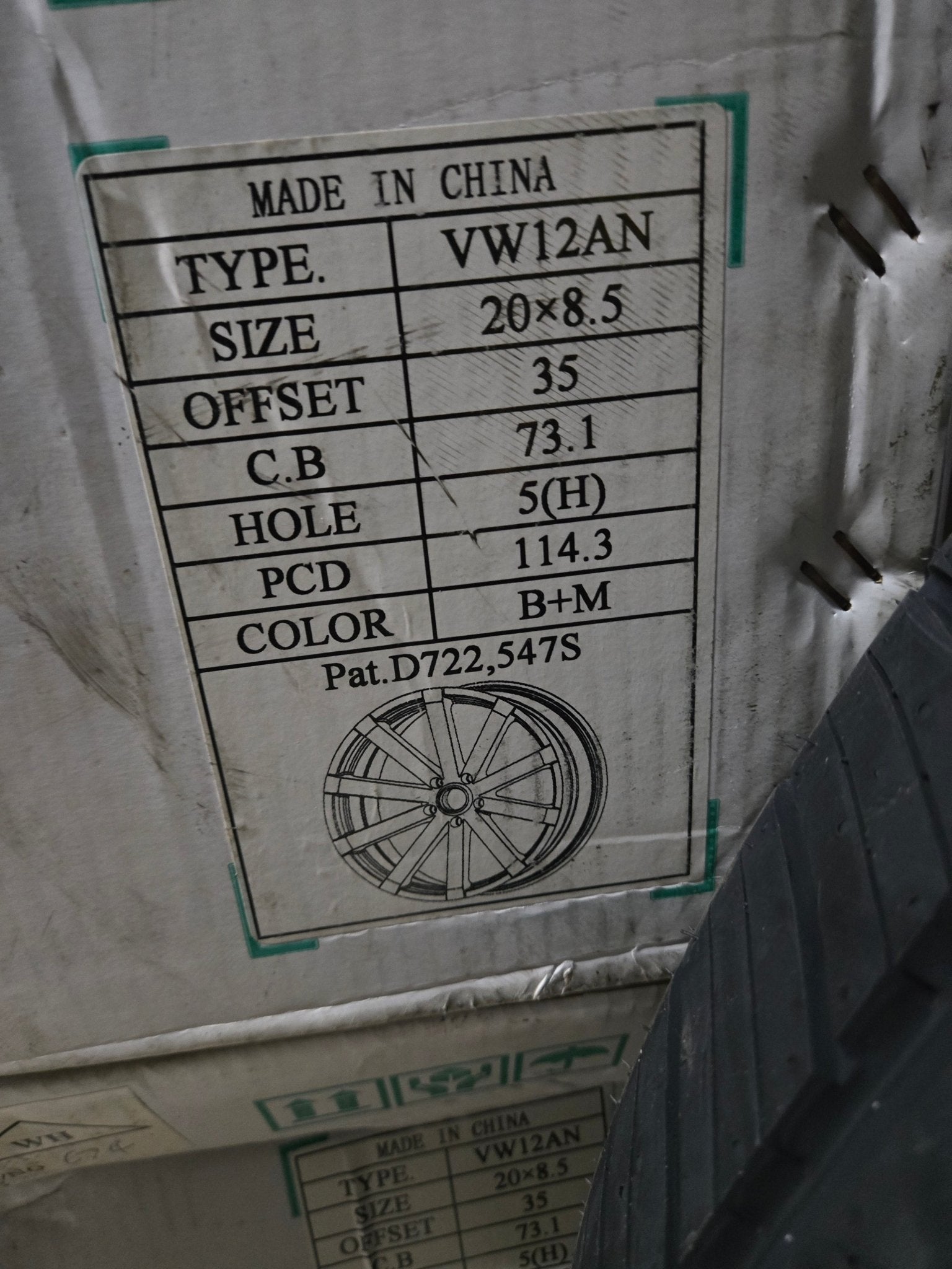 Velocity VW12AN 20X8.5 5X4.5 BLACK + MACHINED - Gun Hill Tire House (WTW - WHOLESALE TIRES & WHEELS)