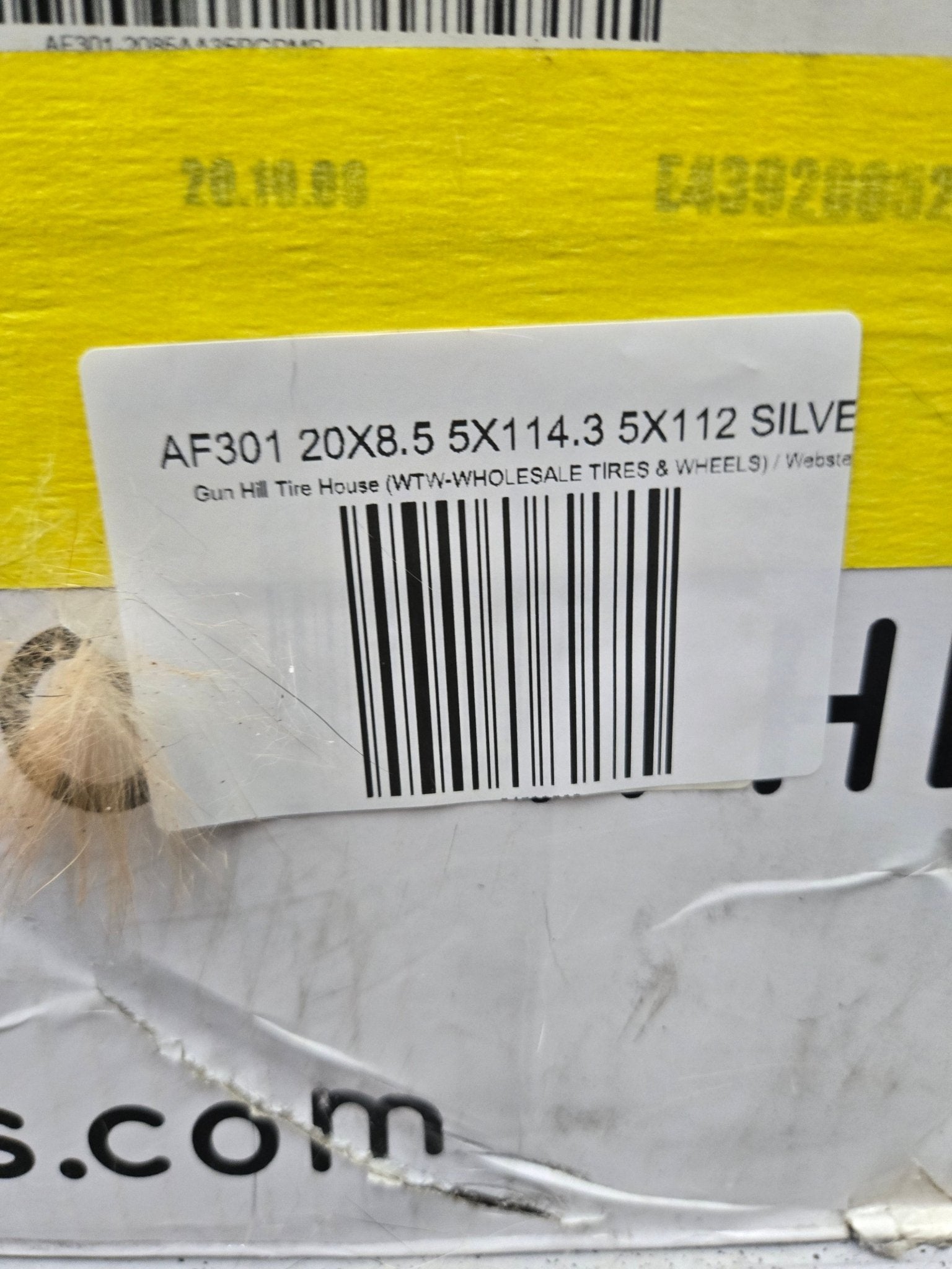 AF301 20X8.5 5X114.3 5X112 SILVER - Gun Hill Tire House (WTW - WHOLESALE TIRES & WHEELS)