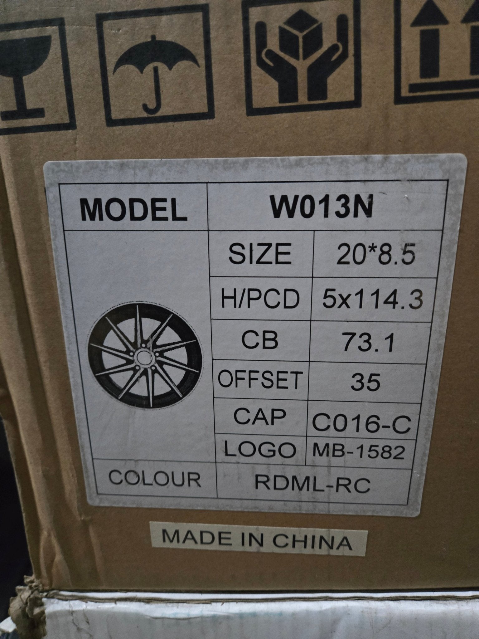 W013N 20x8.5 5x4.5 RDML - RC - Gun Hill Tire House (WTW - WHOLESALE TIRES & WHEELS)