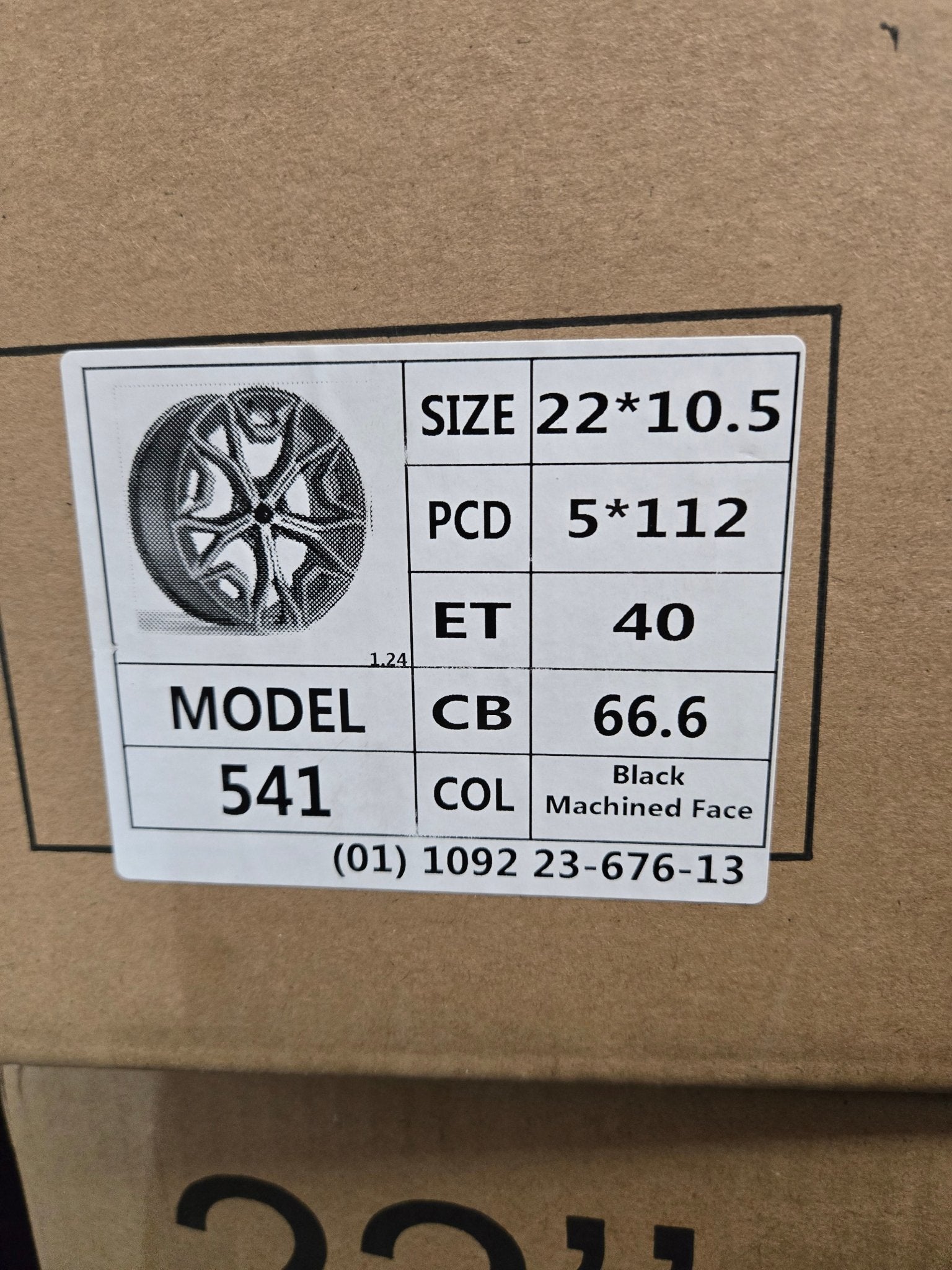 OE - 541 1021M STYLE 22X10.5 5X112 PIANO BLACK MACHINED FACE - Gun Hill Tire House (WTW - WHOLESALE TIRES & WHEELS)