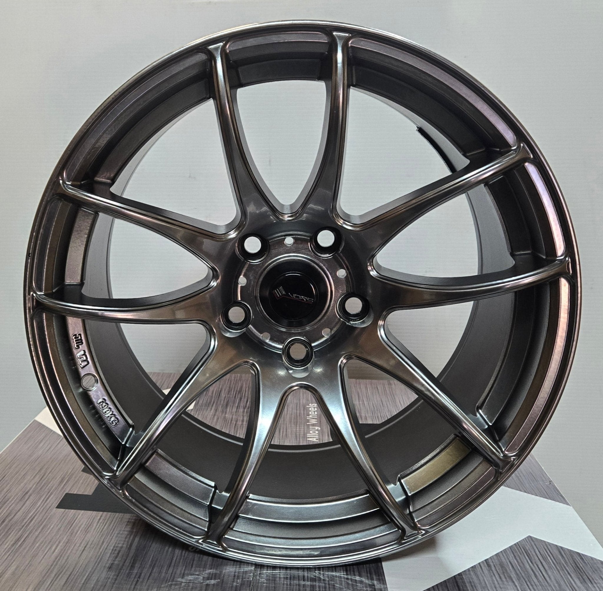 PEGASUSS 17X9.0 5X120 GUNMETAL - Gun Hill Tire House (WTW - WHOLESALE TIRES & WHEELS)