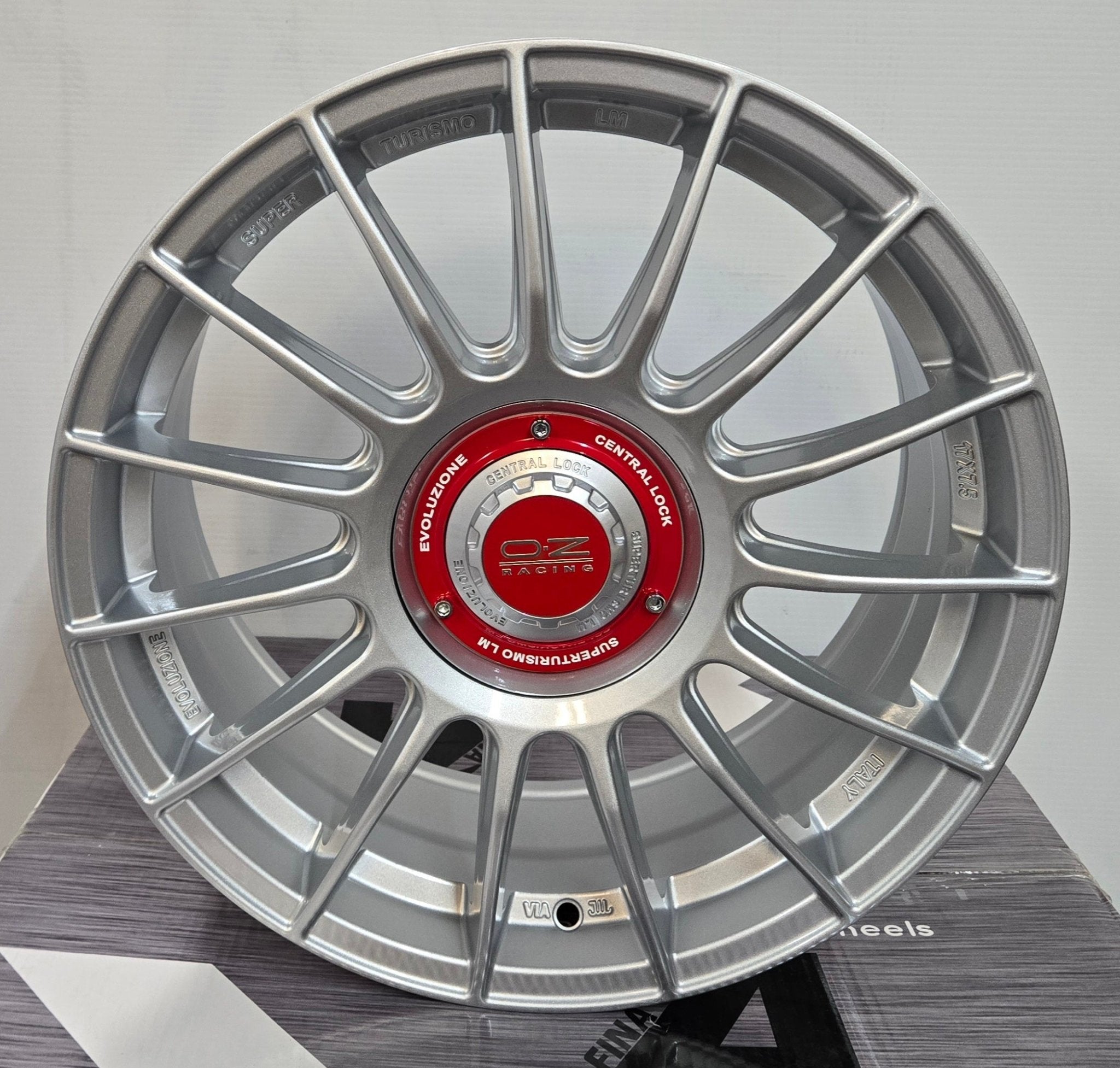 MT - 002 SUPERTORISMO - EVO REP 17x7.5 5x100 / 5x114.3 GLOSS SILVER - Gun Hill Tire House (WTW - WHOLESALE TIRES & WHEELS)