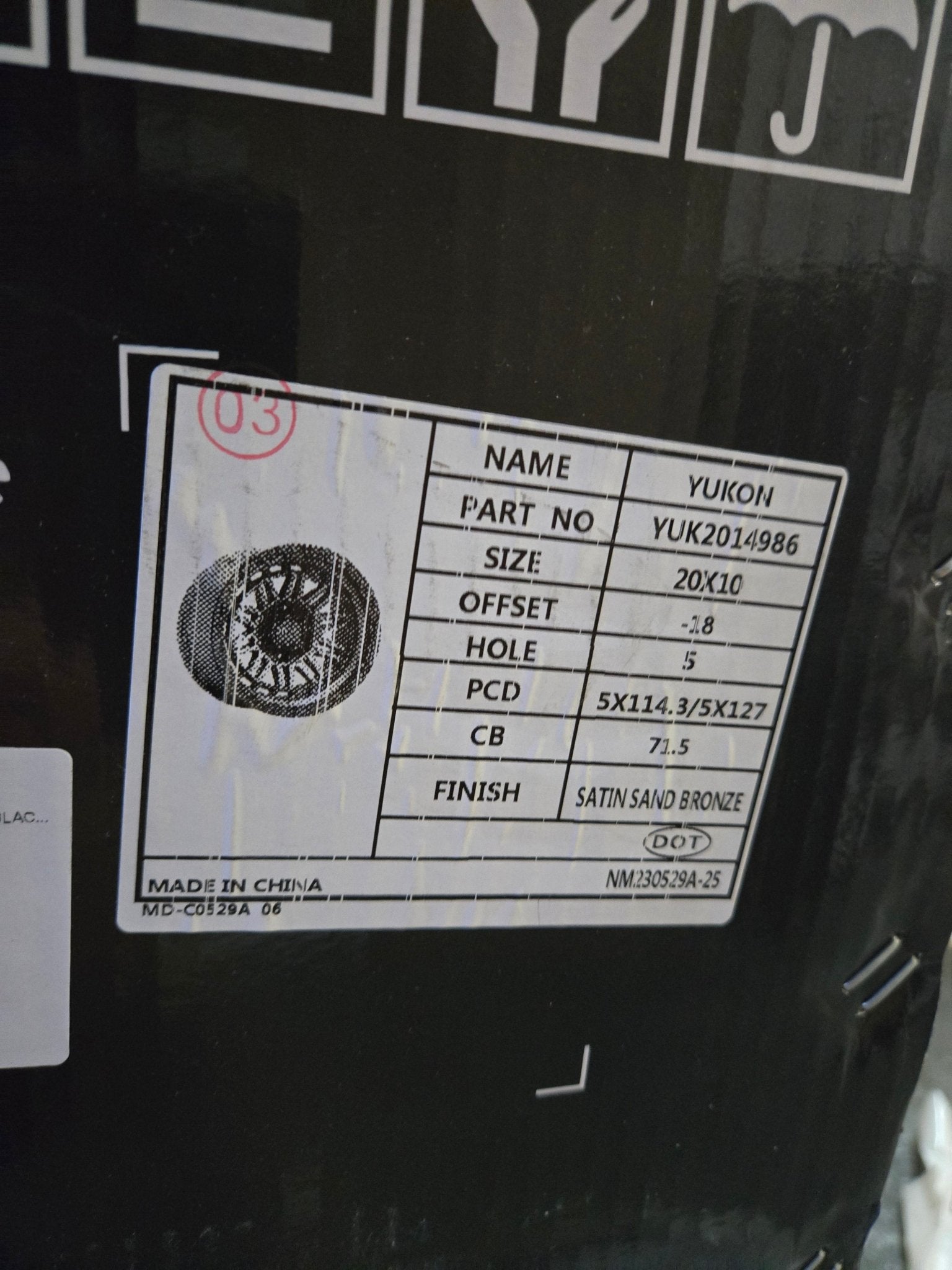 ATW YUKON 20x10 5x114.3 / 5x127 MATTE SAND BRONZE AND BLACK LIP - Gun Hill Tire House (WTW - WHOLESALE TIRES & WHEELS)