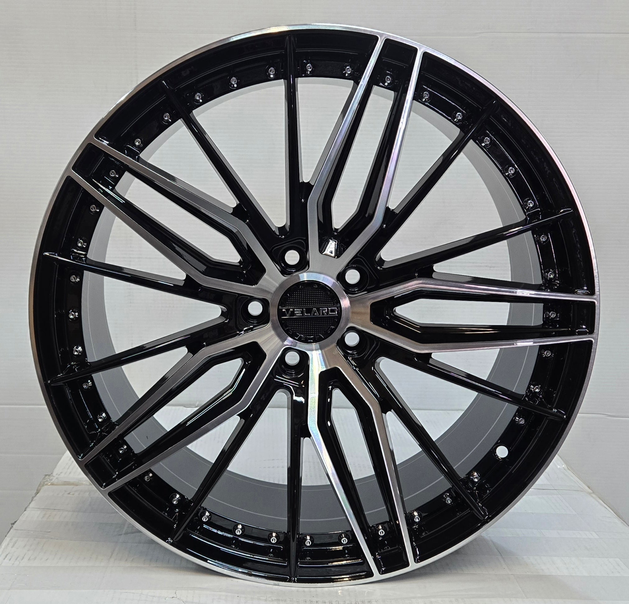 VELARO VR - 29 20X8.5 5X114.3 GLOSS BLACK MACHINED FACE - Gun Hill Tire House (WTW - WHOLESALE TIRES & WHEELS)