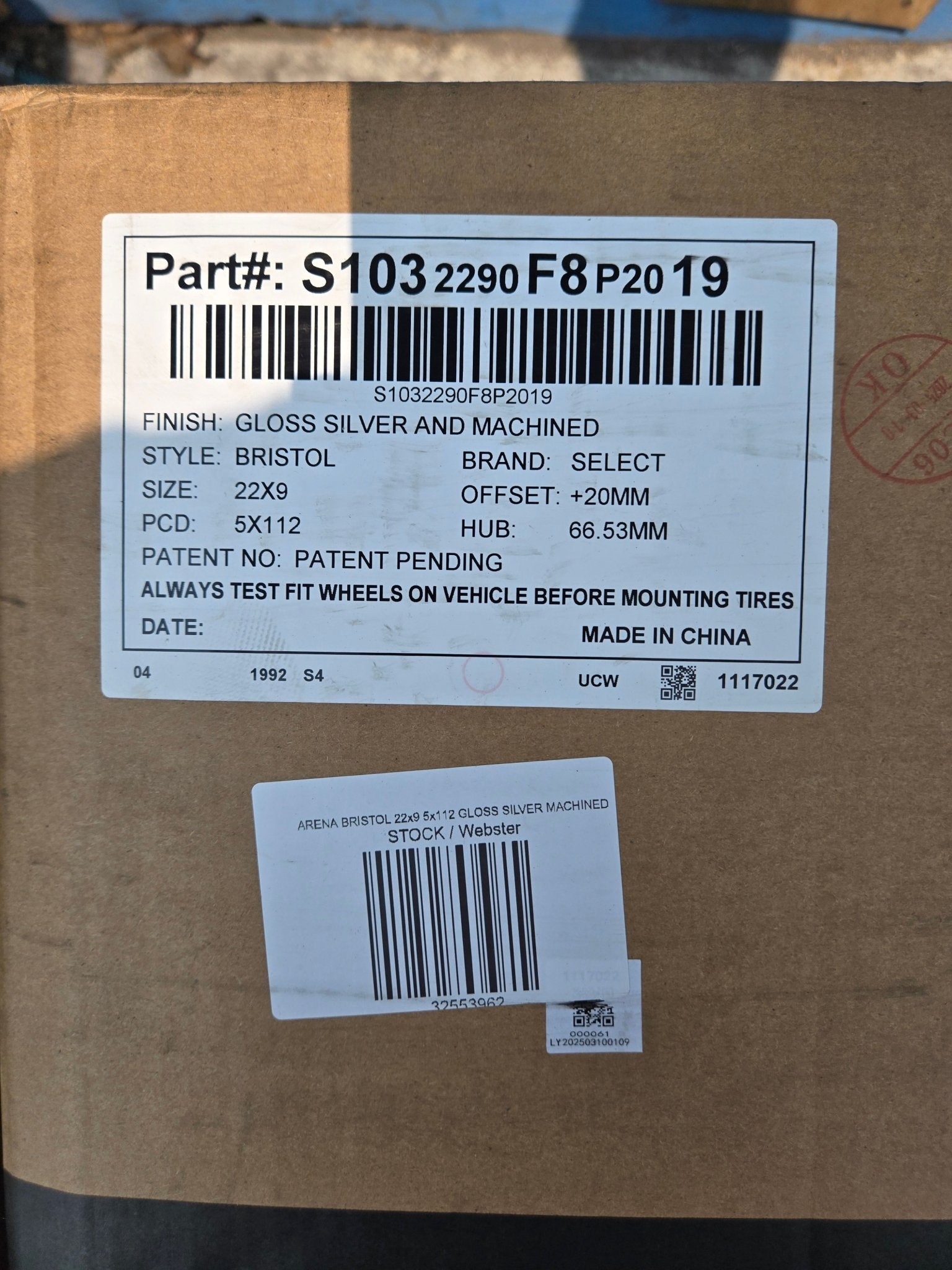 ARENA BRISTOL 22x9 5x112 GLOSS SILVER MACHINED - Gun Hill Tire House (WTW - WHOLESALE TIRES & WHEELS)