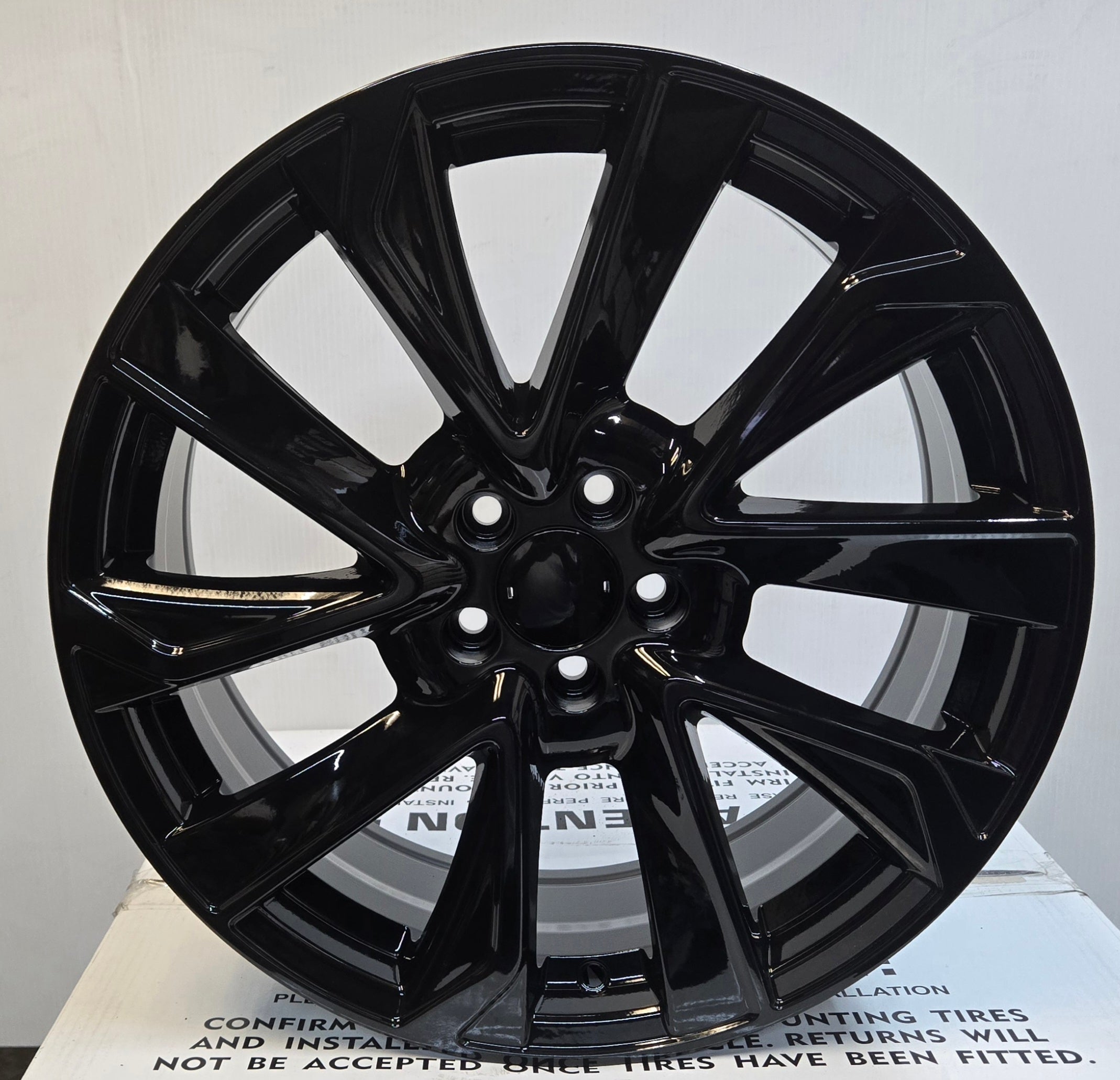 5501 18x7.5 5x100 GLOSS BLACK - Gun Hill Tire House (WTW - WHOLESALE TIRES & WHEELS)