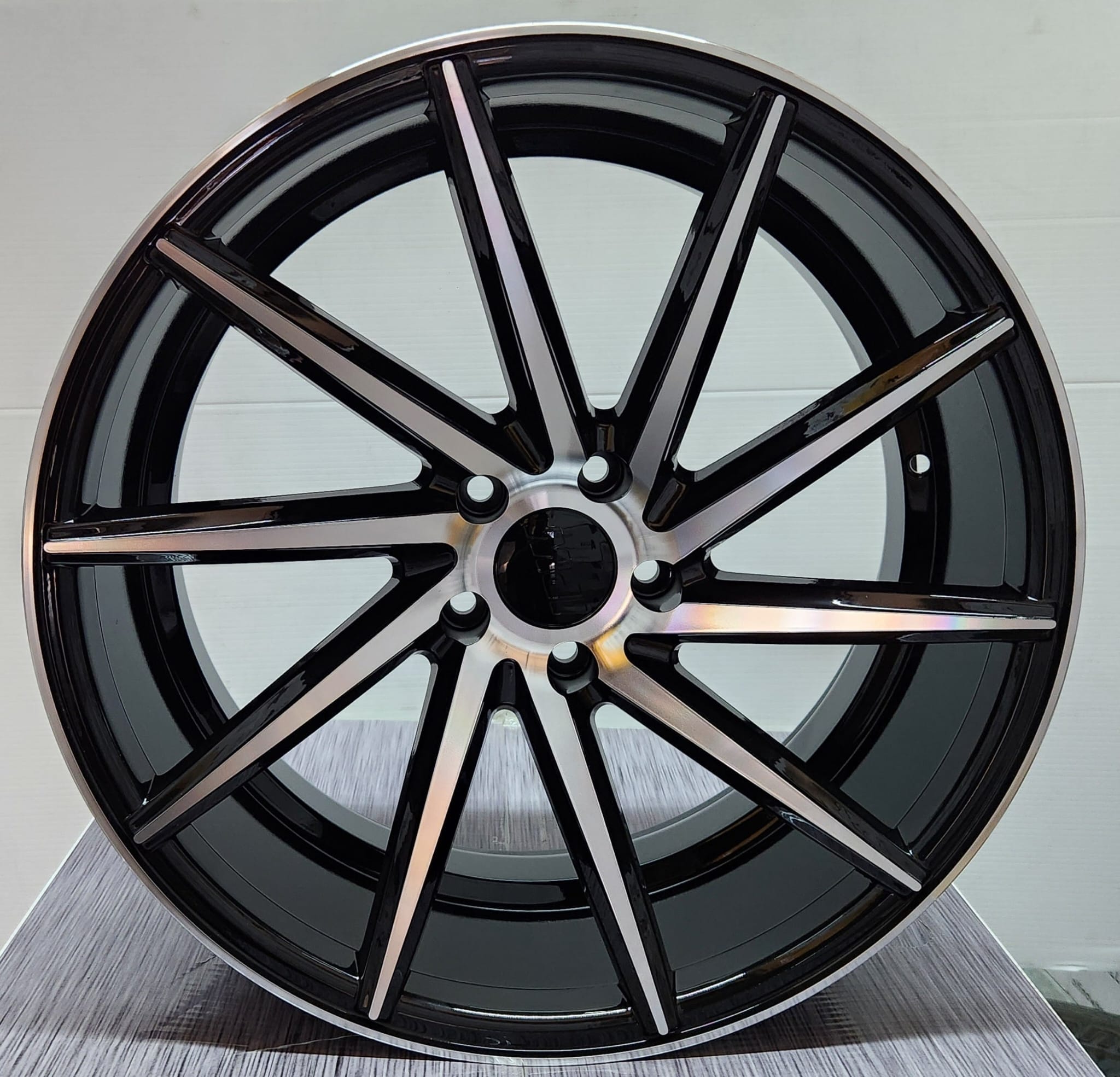 AF301 17X7.5 5X120 GLOSS BLACK MACHINED FACE - Gun Hill Tire House (WTW - WHOLESALE TIRES & WHEELS)