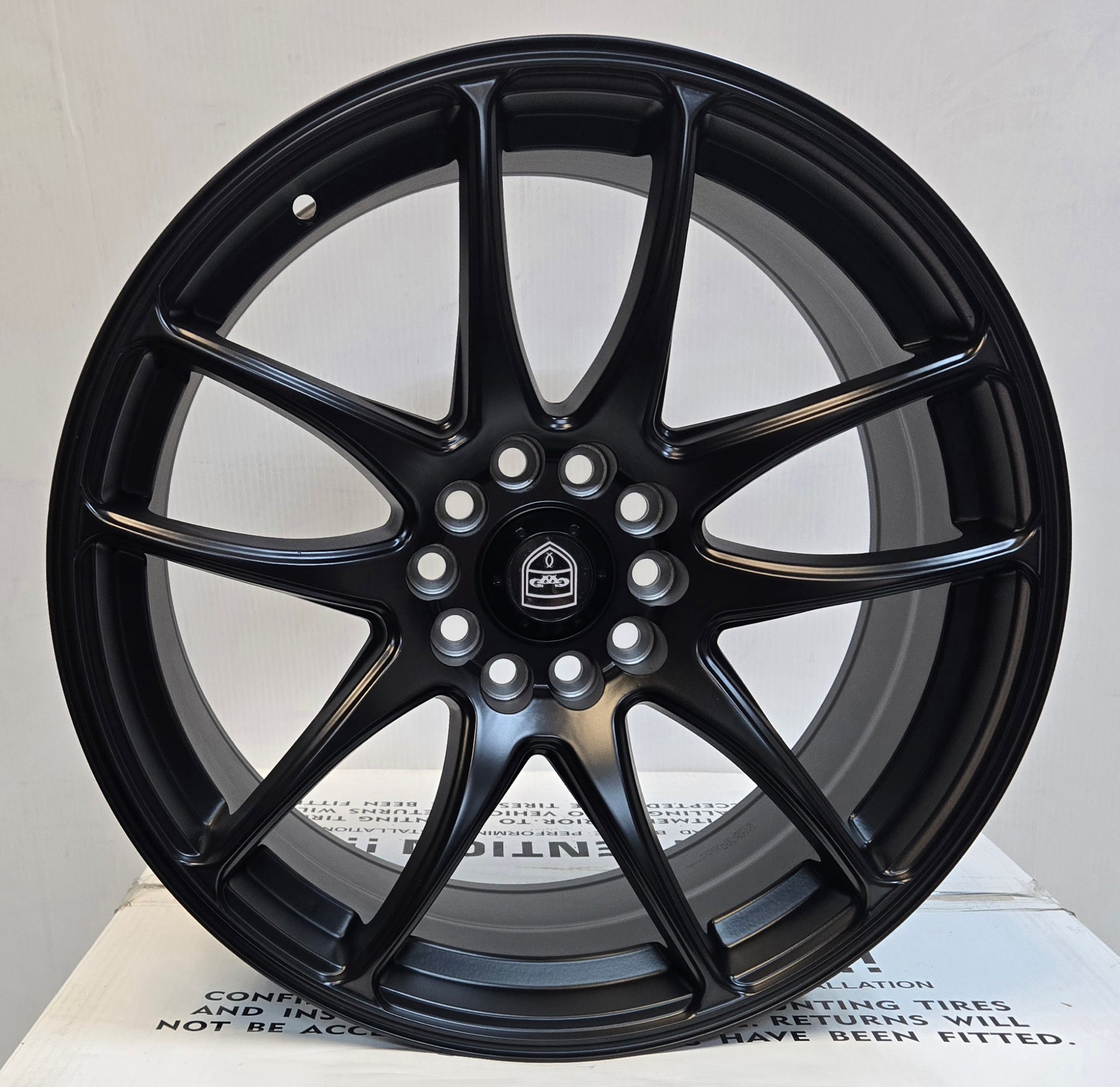 GWG NS3 18x8 5x114.3 / 5x120 SATIN BLACK - Gun Hill Tire House (WTW - WHOLESALE TIRES & WHEELS)
