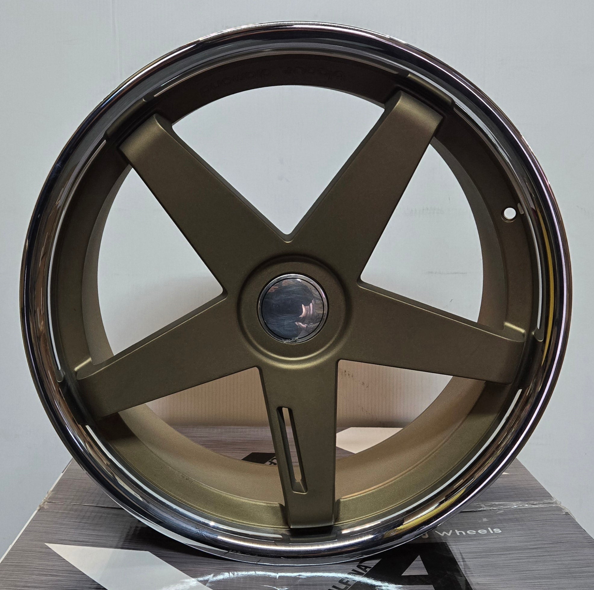 DIAMOND BD - 21 ZW - 328 22X10 5X127 BRONZE CHROME LIP - Gun Hill Tire House (WTW - WHOLESALE TIRES & WHEELS)