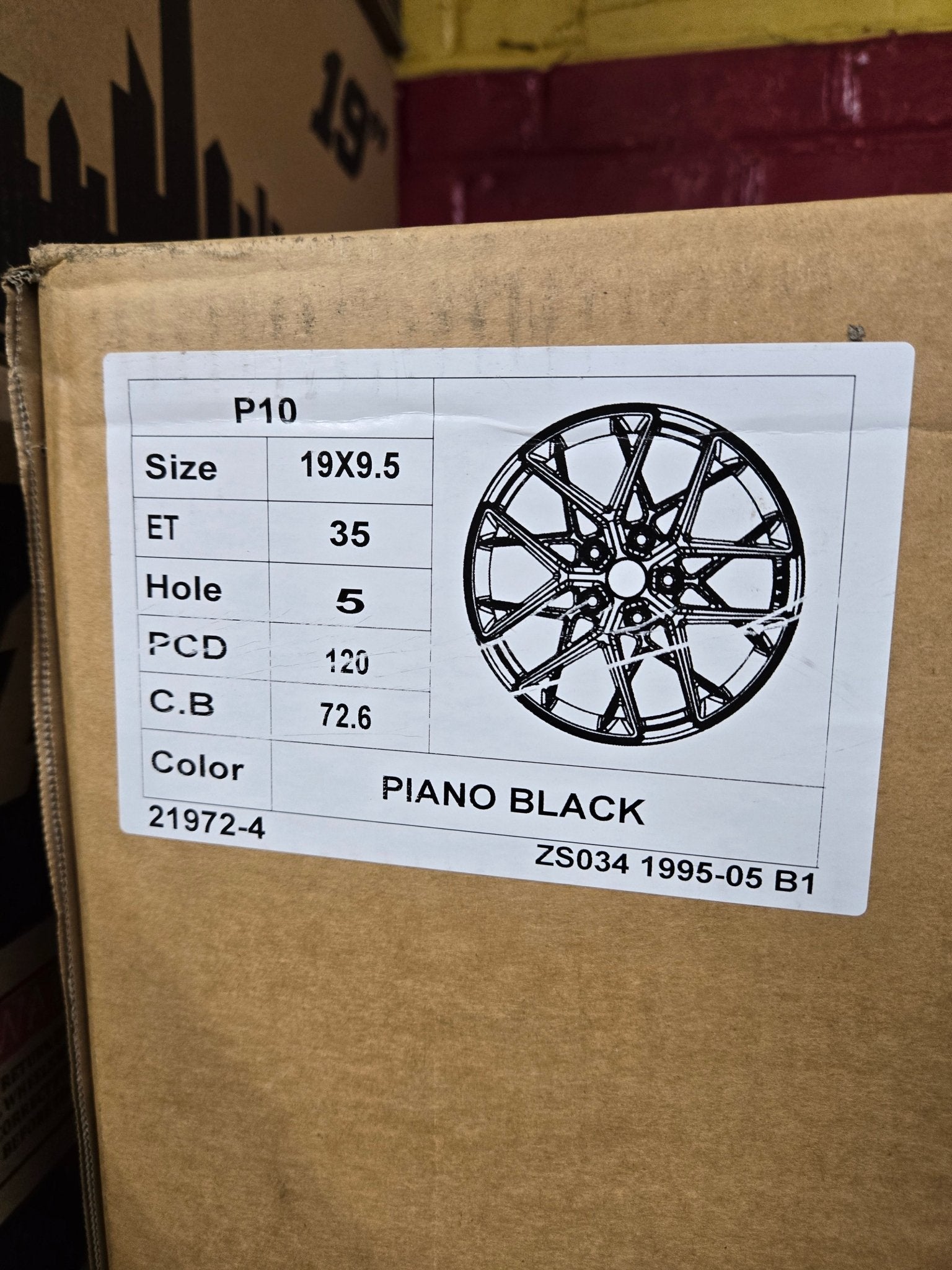 WHEELS P10 19x9.5 5X120 PIANO BLACK - Gun Hill Tire House (WTW - WHOLESALE TIRES & WHEELS)