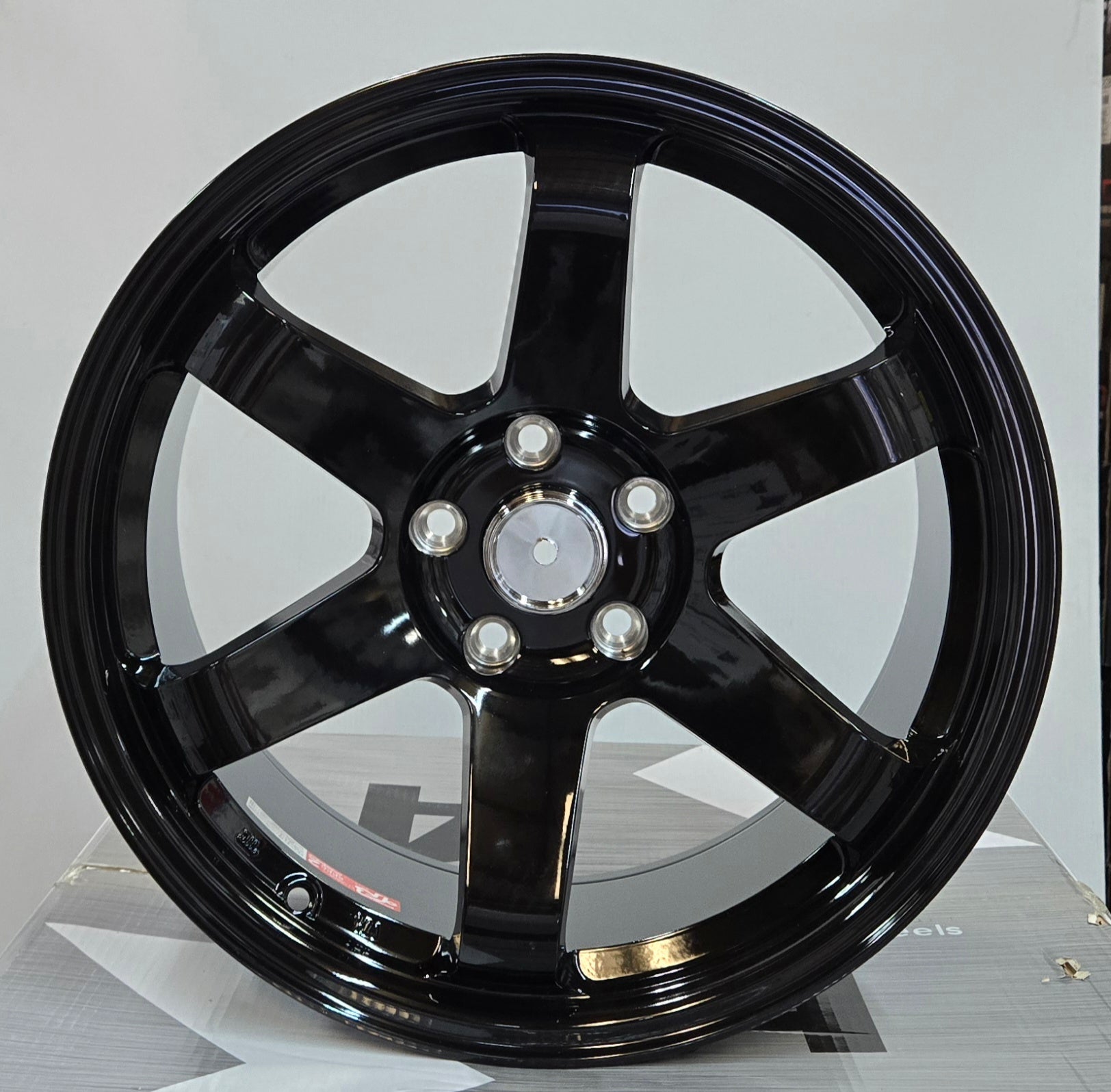 SW158 18X8.5 5X112 5X114.3 GLOSS BLACK - Gun Hill Tire House (WTW - WHOLESALE TIRES & WHEELS)