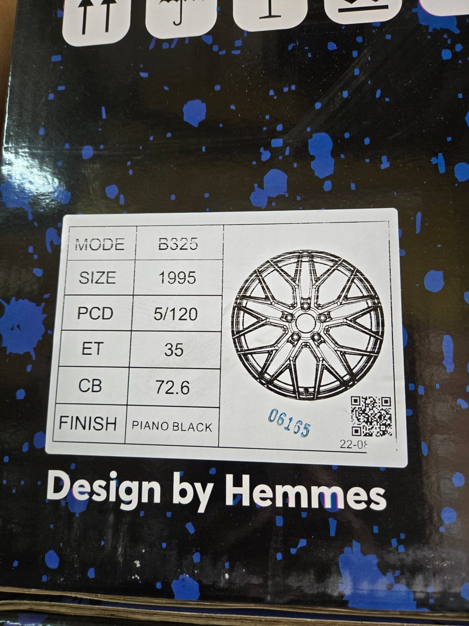 PARAGON B325 19x9.5 5x120 GLOSS BLACK - Gun Hill Tire House (WTW - WHOLESALE TIRES & WHEELS)