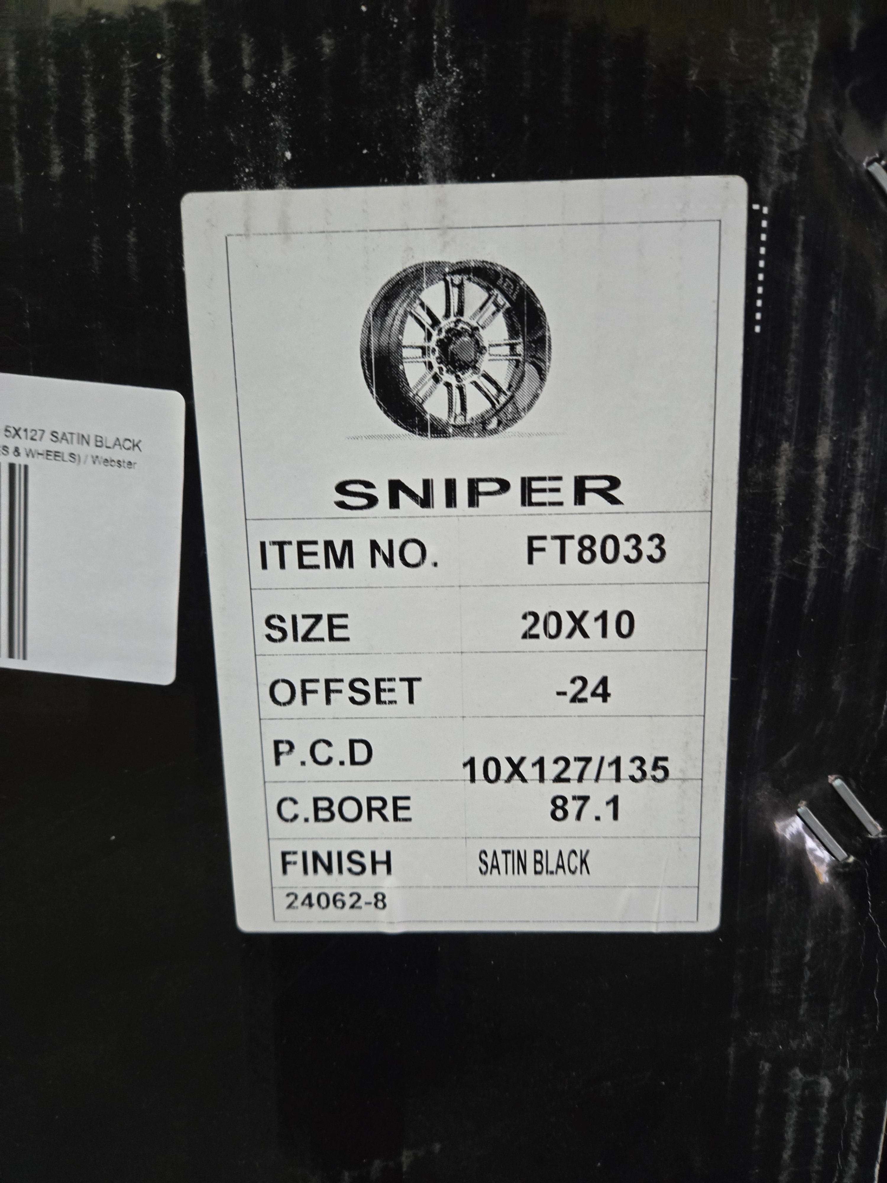 FULL THROTTLE HOSTILE 8013 20X10 5X127 SATIN BLACK