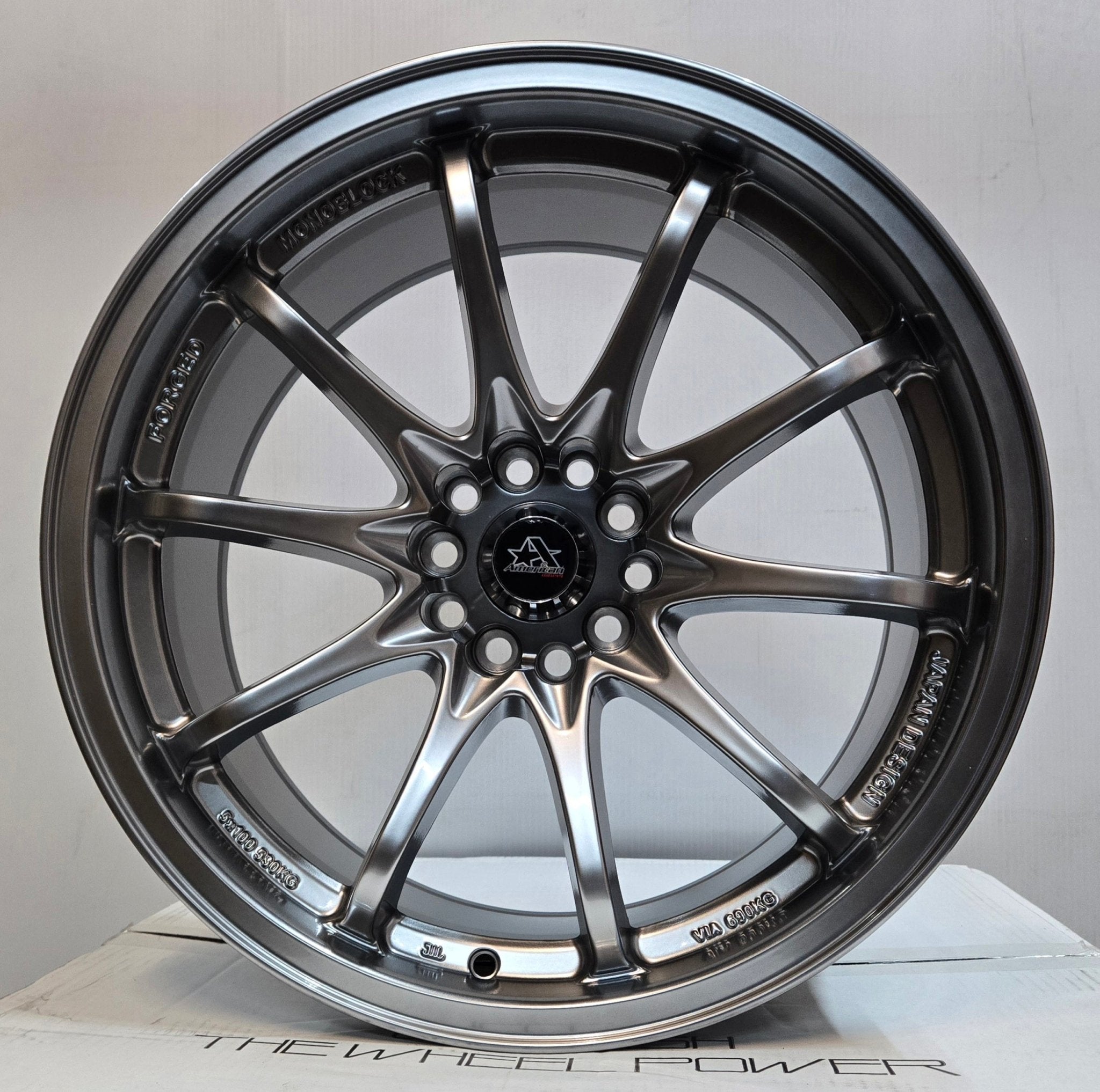 PEGASUS 275 18X8.5 5X108 5X114.3 HYPER BLACK - Gun Hill Tire House (WTW - WHOLESALE TIRES & WHEELS)
