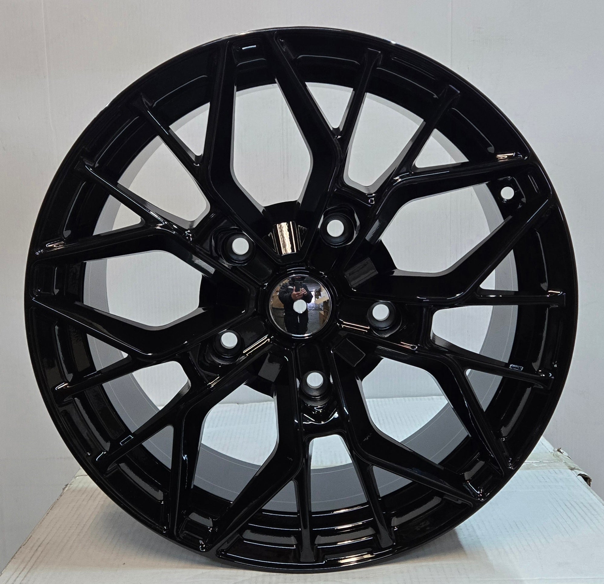 OE - 0442 18X8.0 5X160 PIANO BLACK - Gun Hill Tire House (WTW - WHOLESALE TIRES & WHEELS)