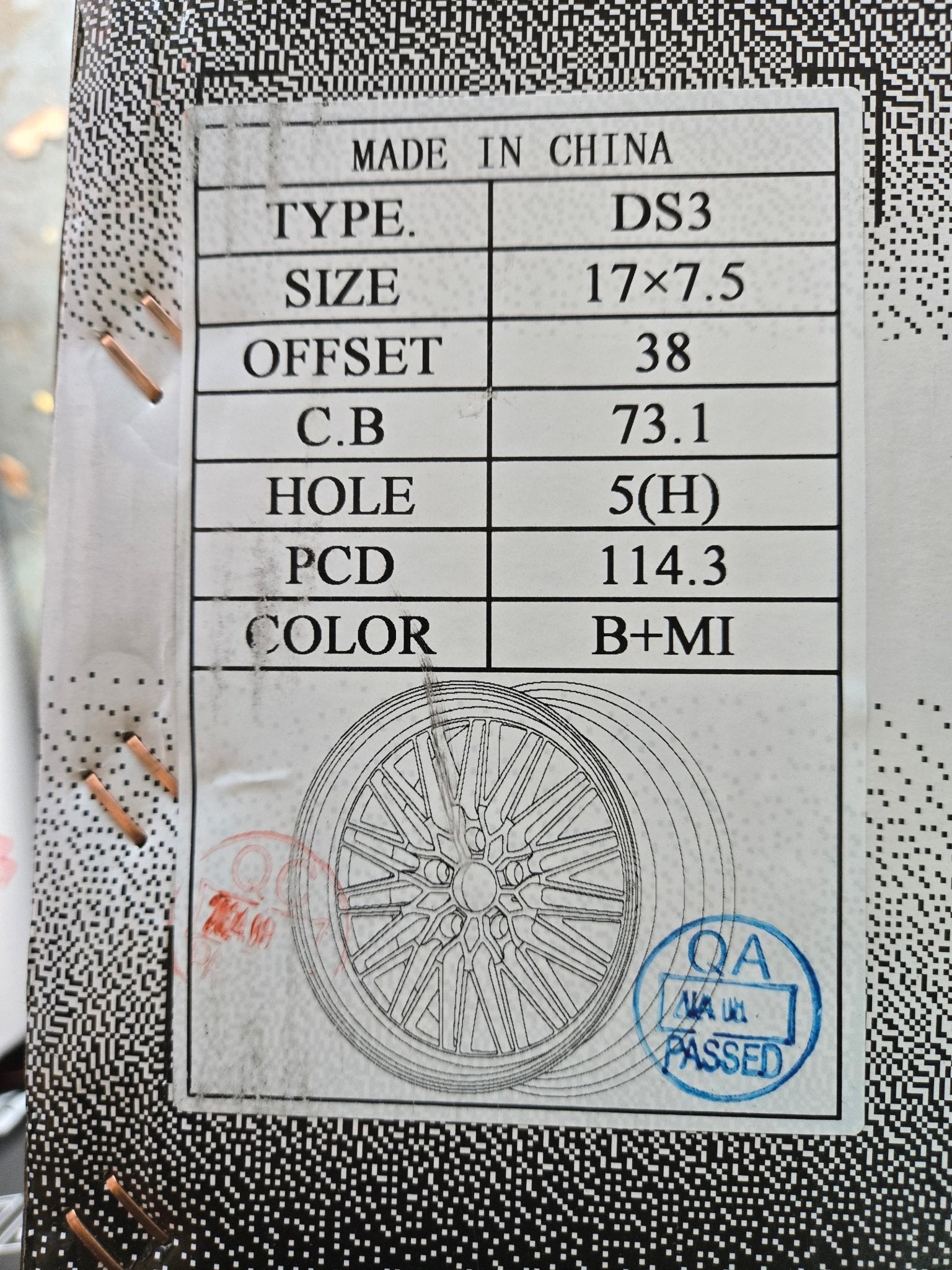 DRASTIC DS3 - M 17x7.5 5x114.3 BLACK MILLING - Gun Hill Tire House (WTW - WHOLESALE TIRES & WHEELS)