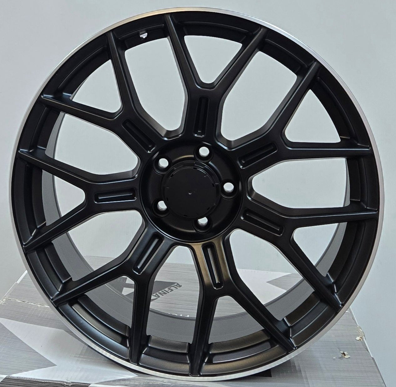 OE - X1142 20x8.5 5x112 MATTE BLACK MACHINED RINGS - Gun Hill Tire House (WTW - WHOLESALE TIRES & WHEELS)