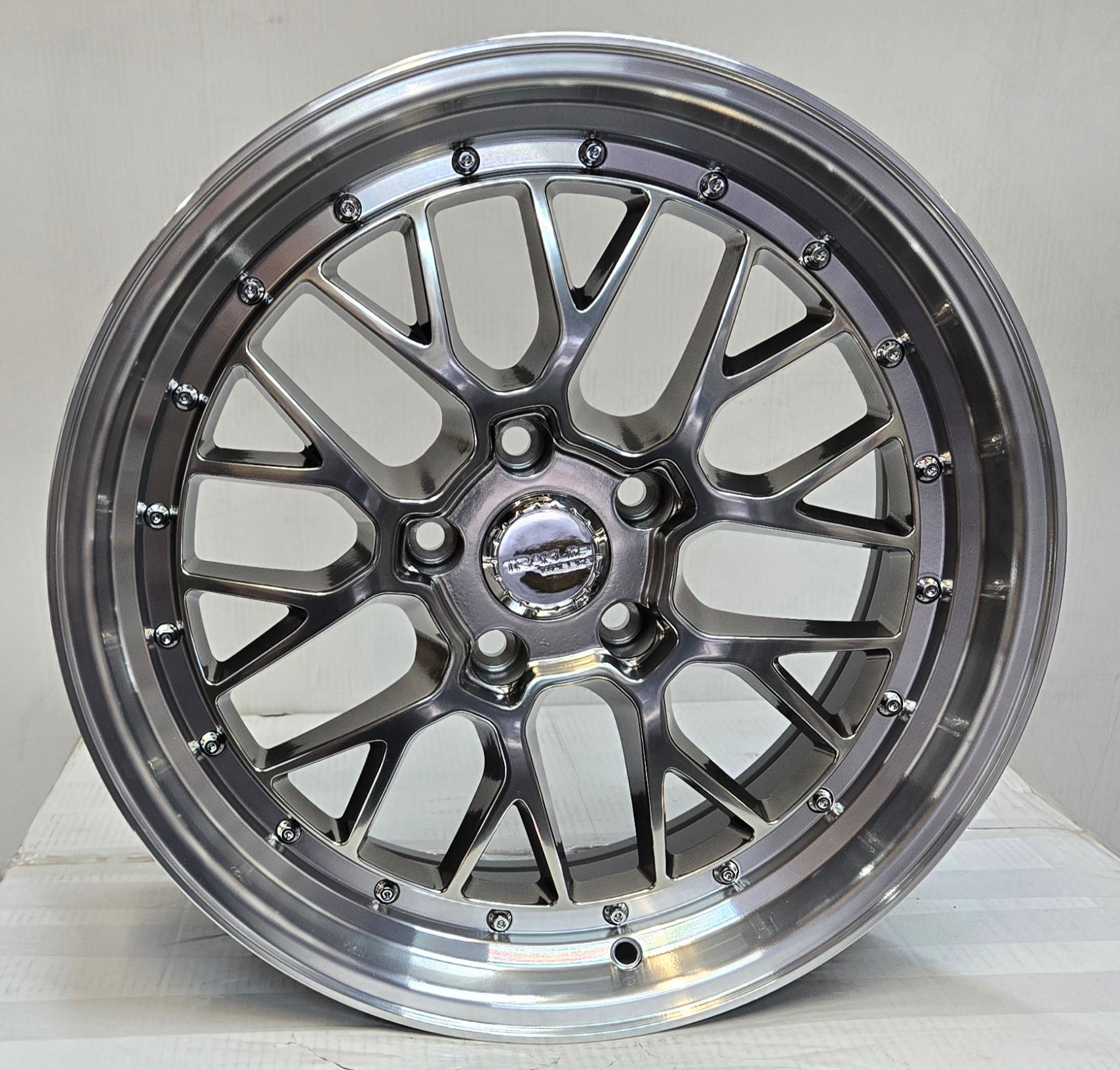 TRAKLITE TURBULANCE 18X8.5 5X114.3 HYPER SILVER POLISHED LIP - Gun Hill Tire House (WTW - WHOLESALE TIRES & WHEELS)