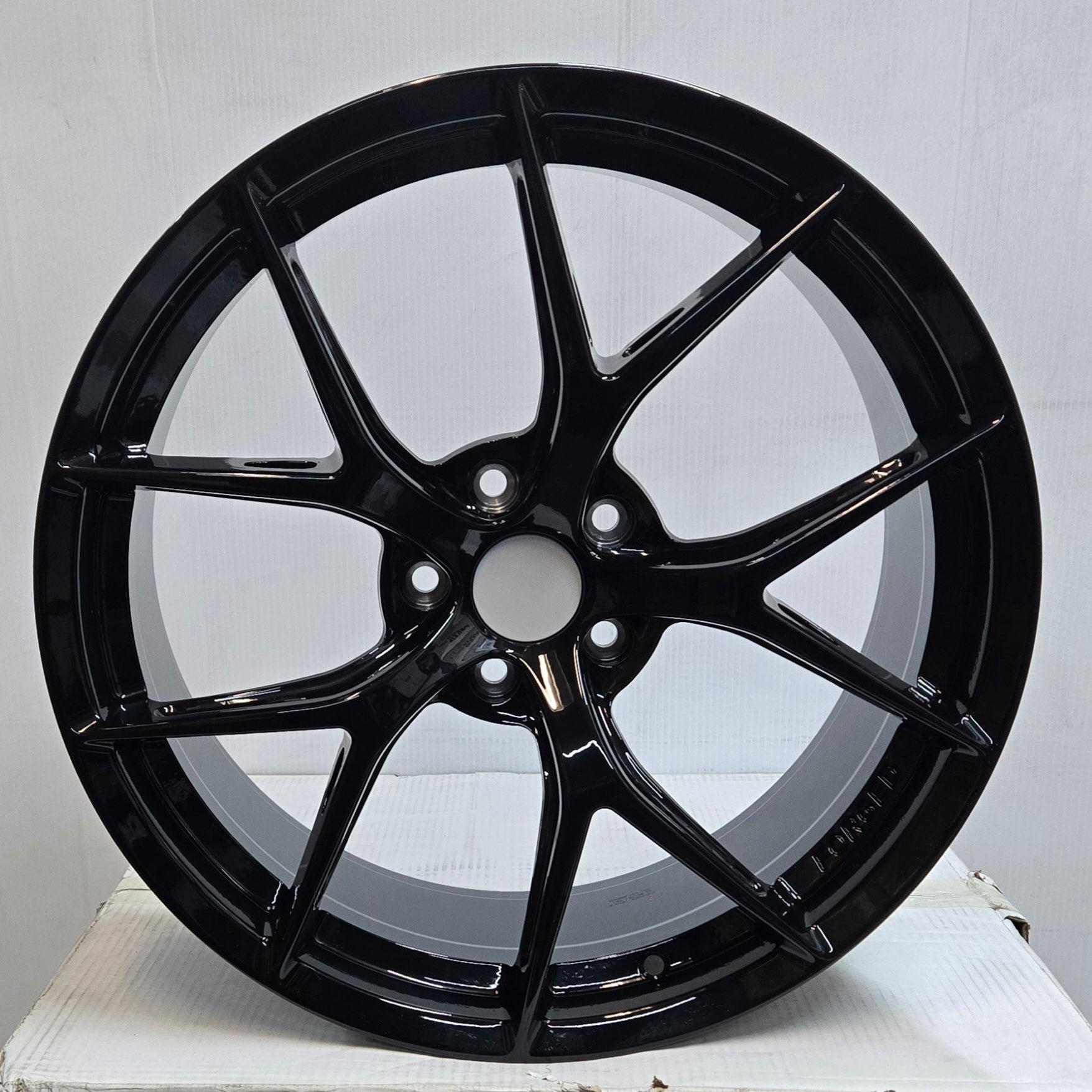 OE - 5888 FL - R REP 5423 19X8.8 5X112 5X114.3 PIANO BLACK - Gun Hill Tire House (WTW - WHOLESALE TIRES & WHEELS)