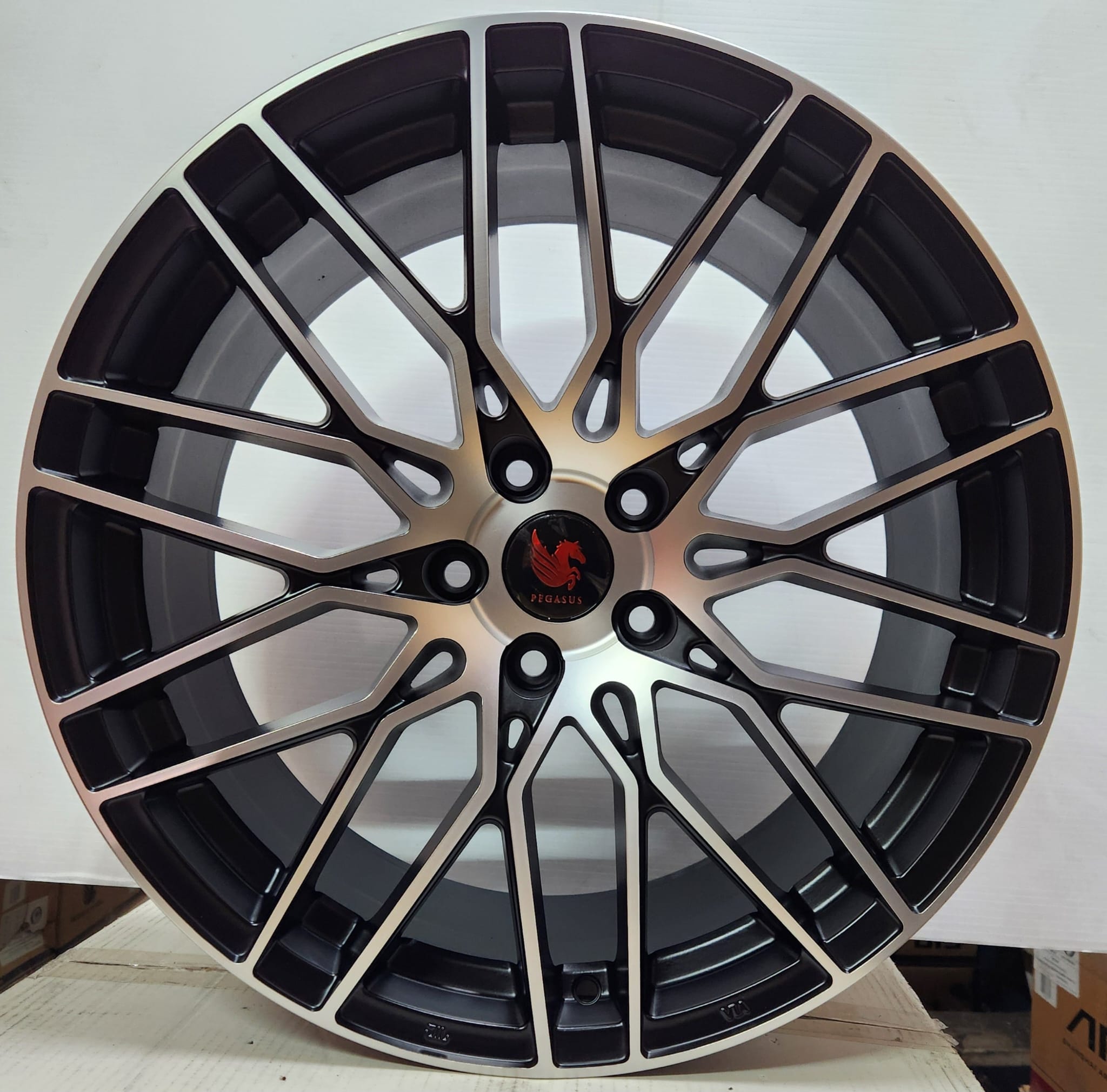 PEGASUS AF06 19X9.5 5X114.3 BLACK MACHINED FACE - Gun Hill Tire House (WTW - WHOLESALE TIRES & WHEELS)