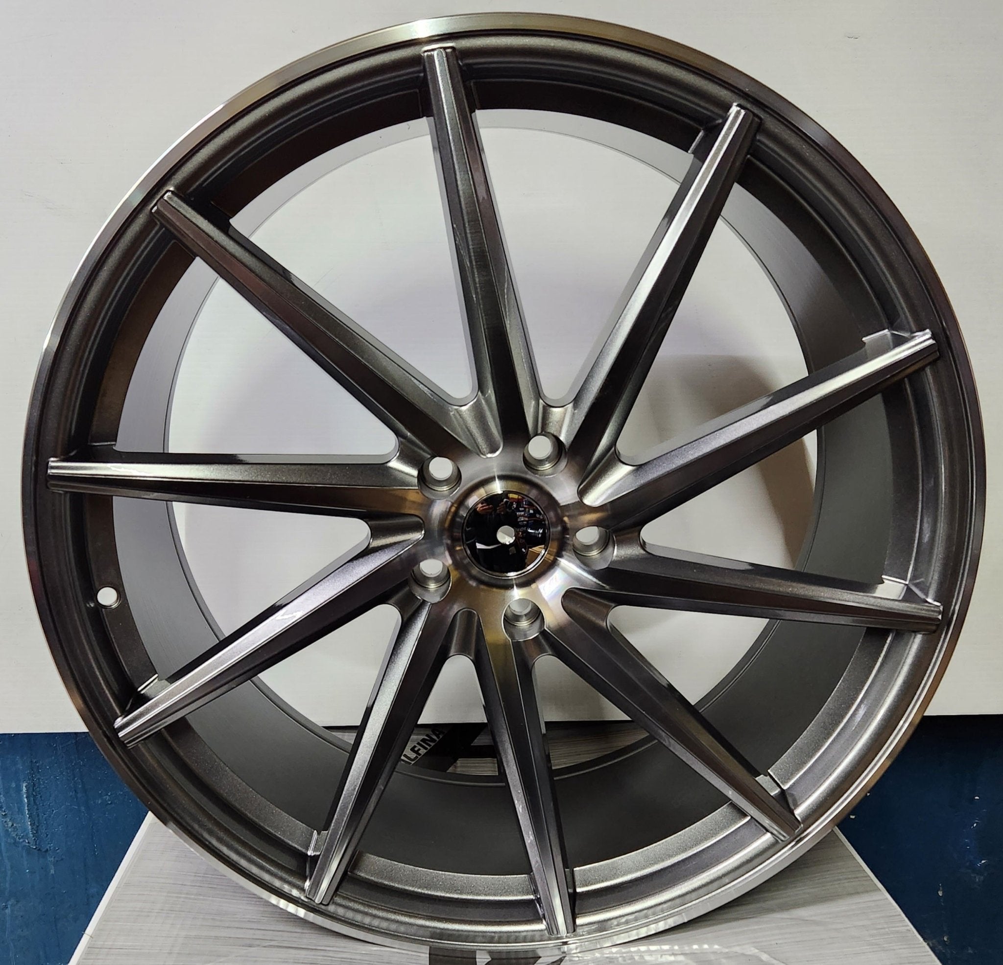 AF301 20X8.5 5X120 GUNMETAL - Gun Hill Tire House (WTW - WHOLESALE TIRES & WHEELS)